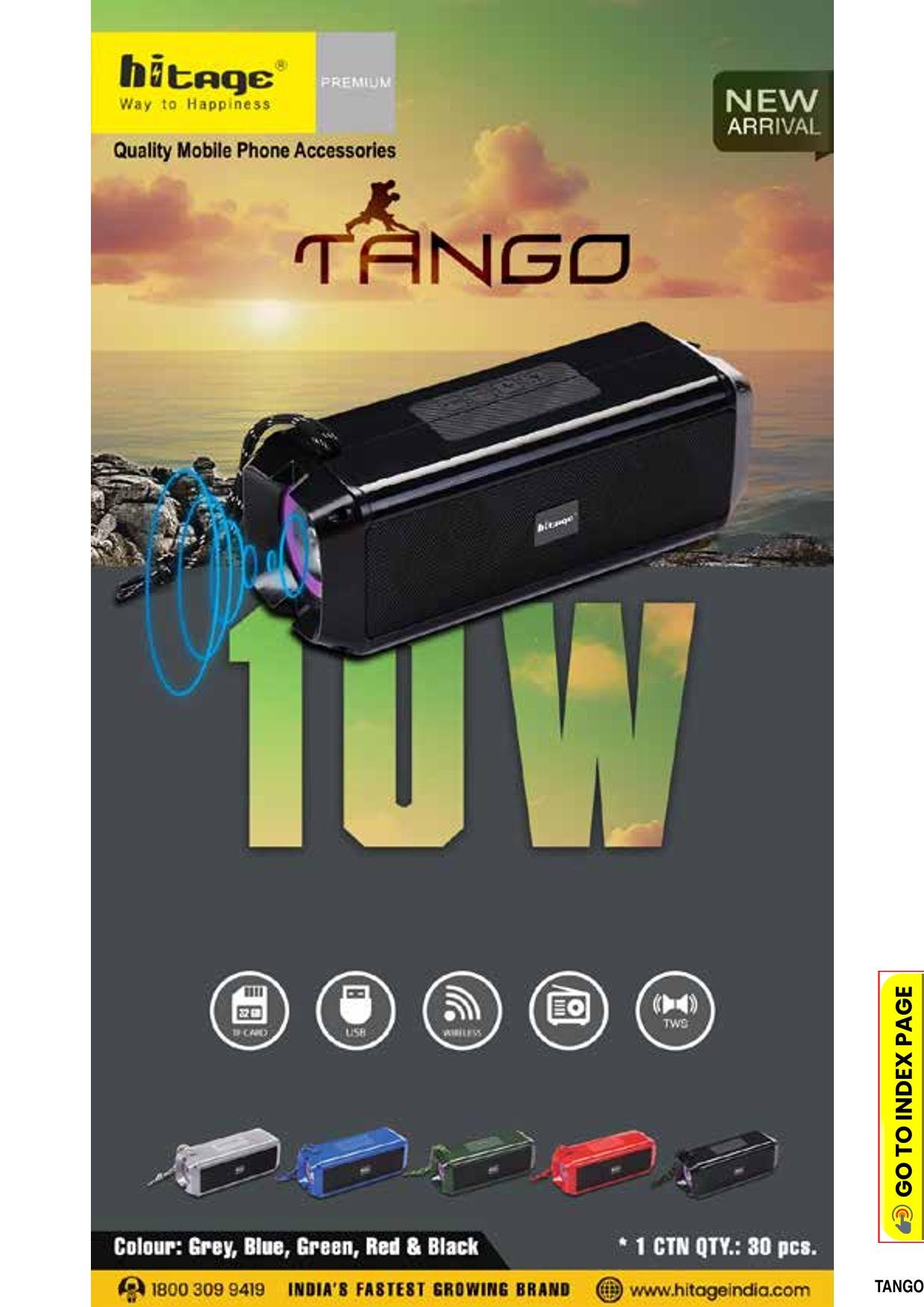 BT-5.0 Tango Hitage Speaker