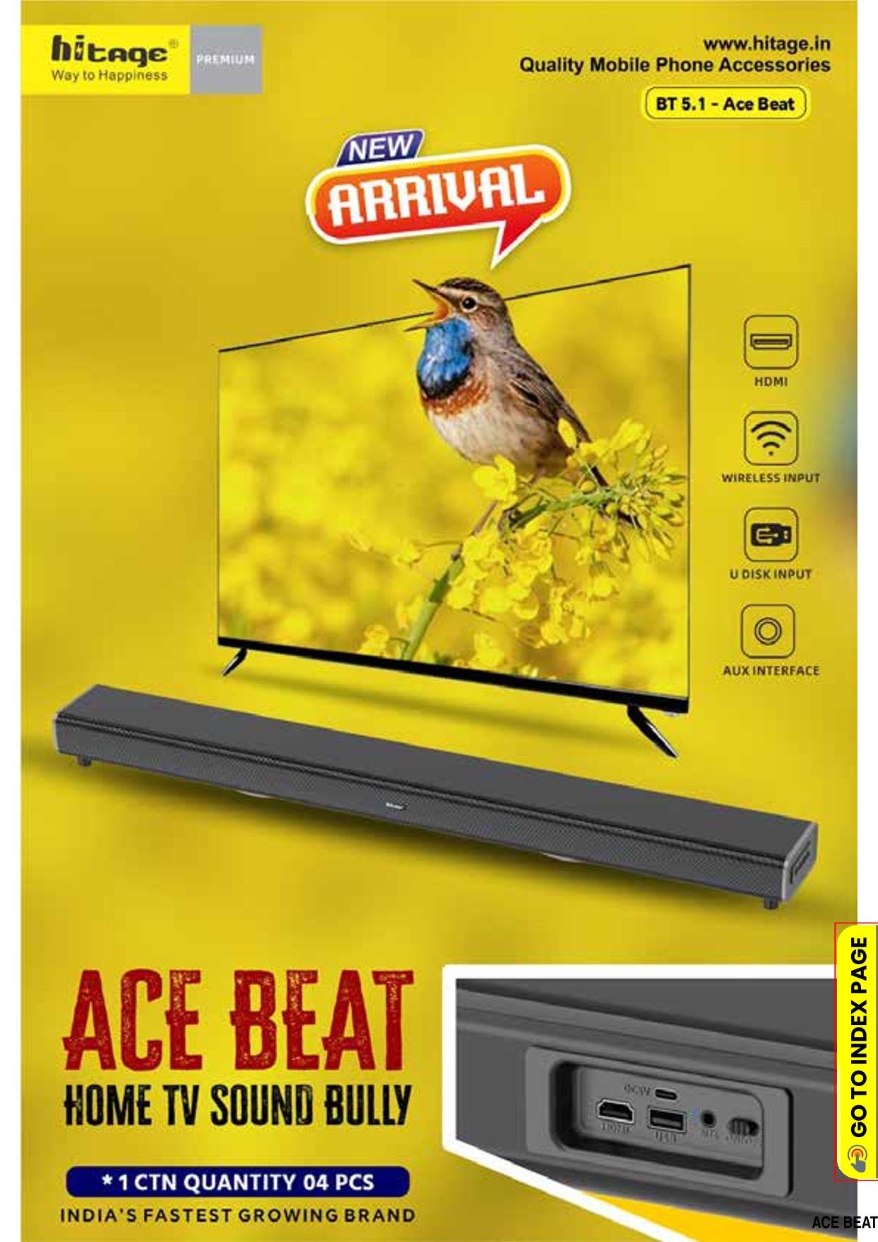 BT-5.1 Ace Beat Hitage Speaker