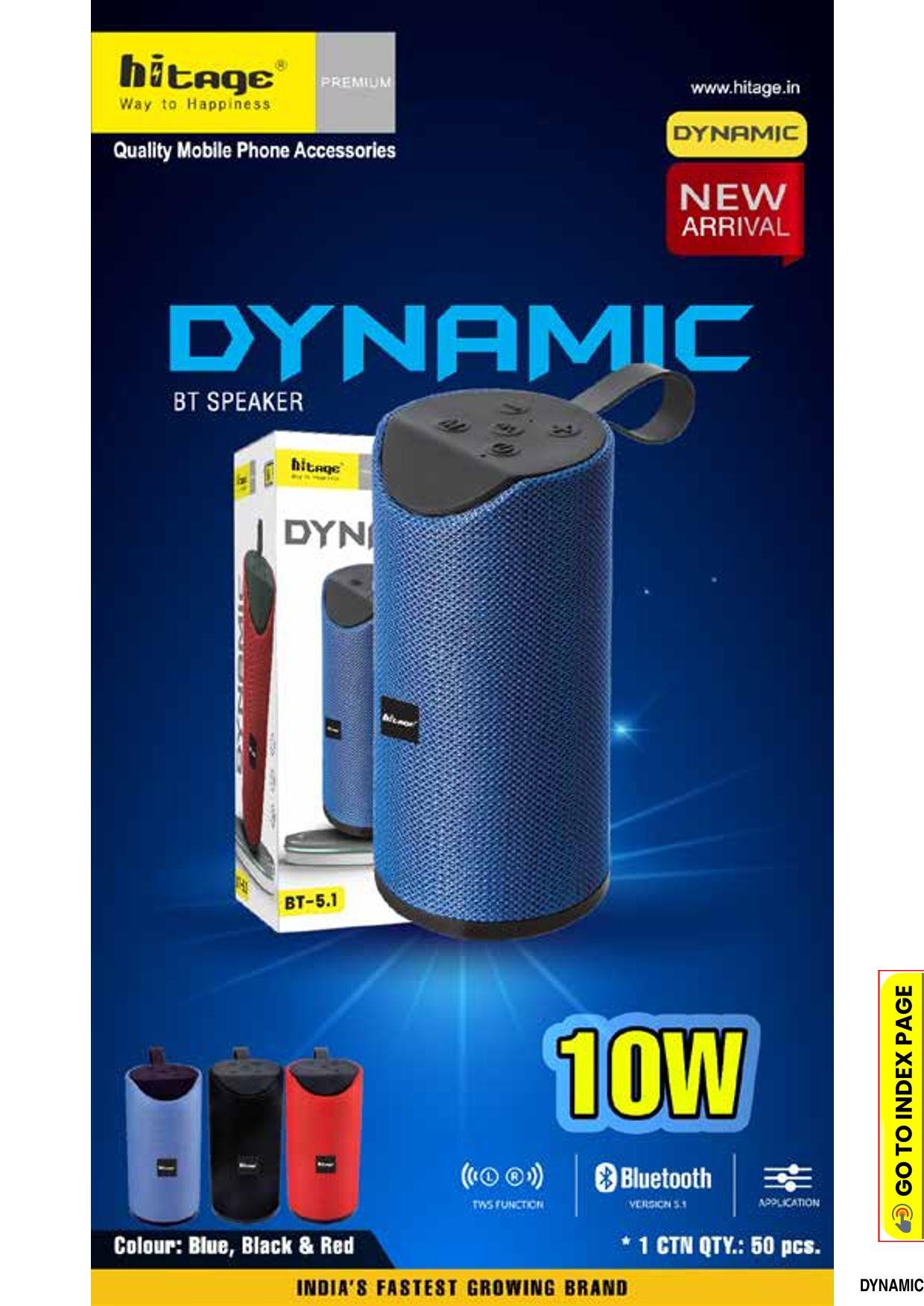 BT-5.1 Dynamic Hitage Speaker
