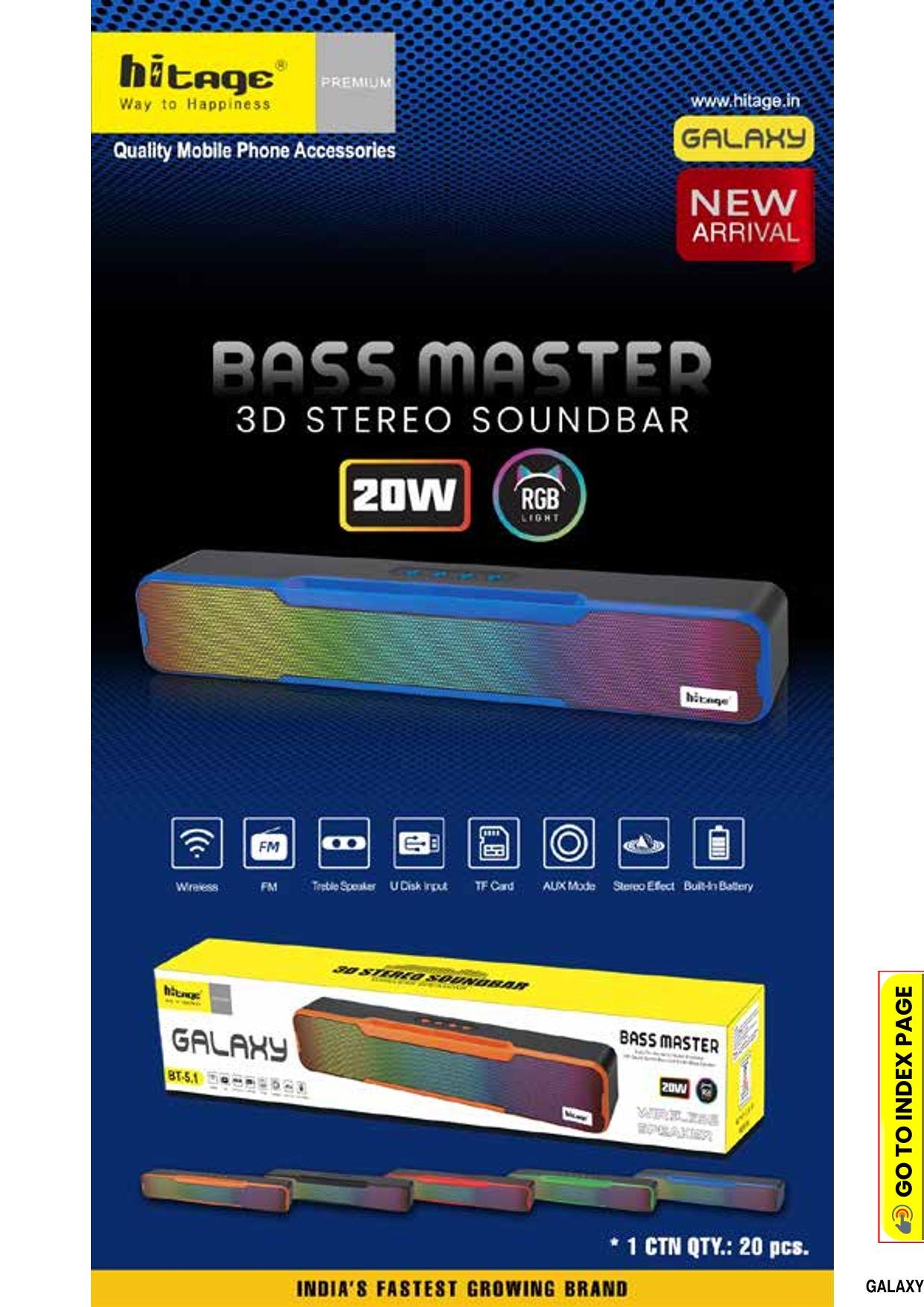 BT-5.1 Galaxy Hitage Speaker