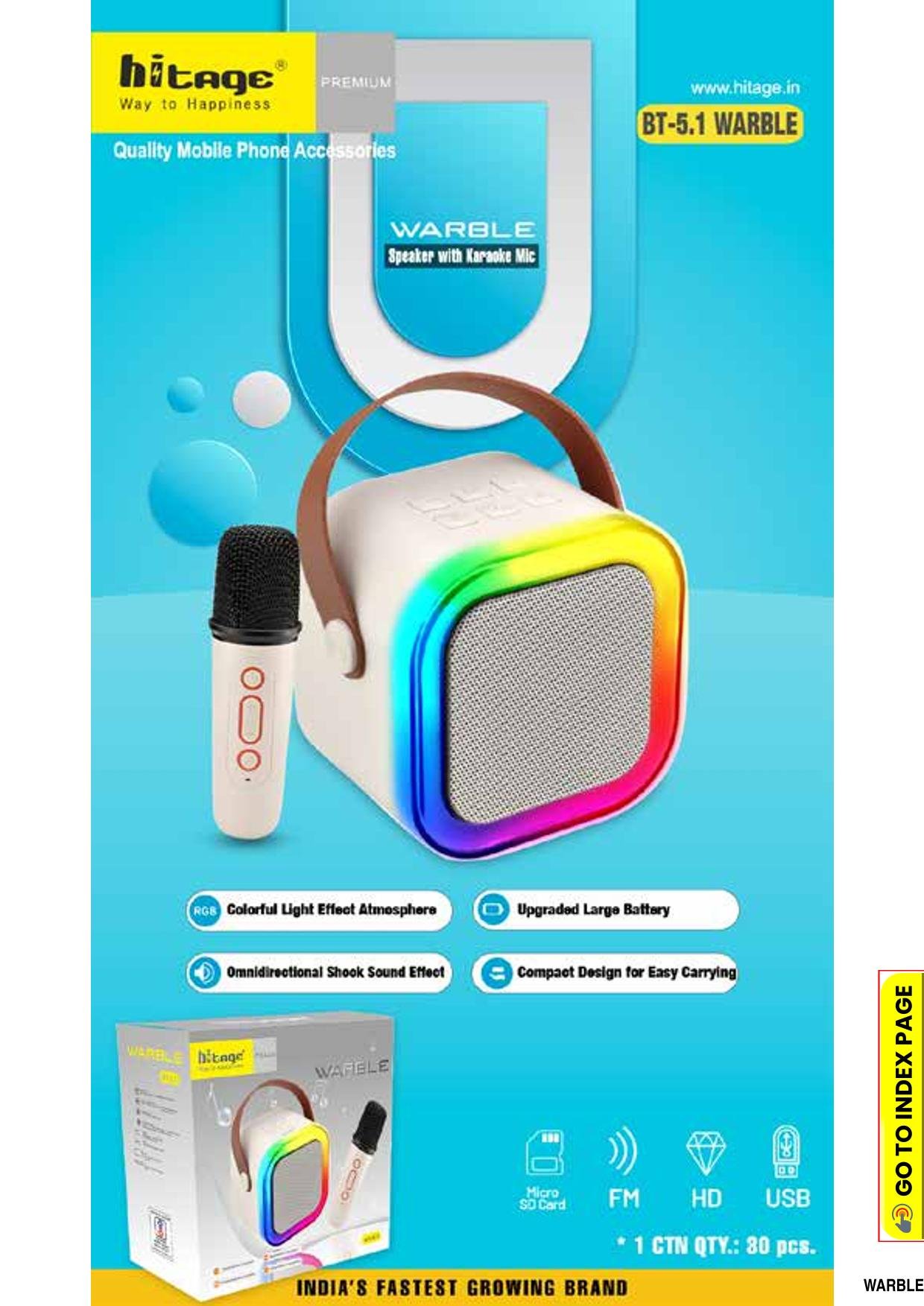 BT-5.1 Warble Hitage Speaker