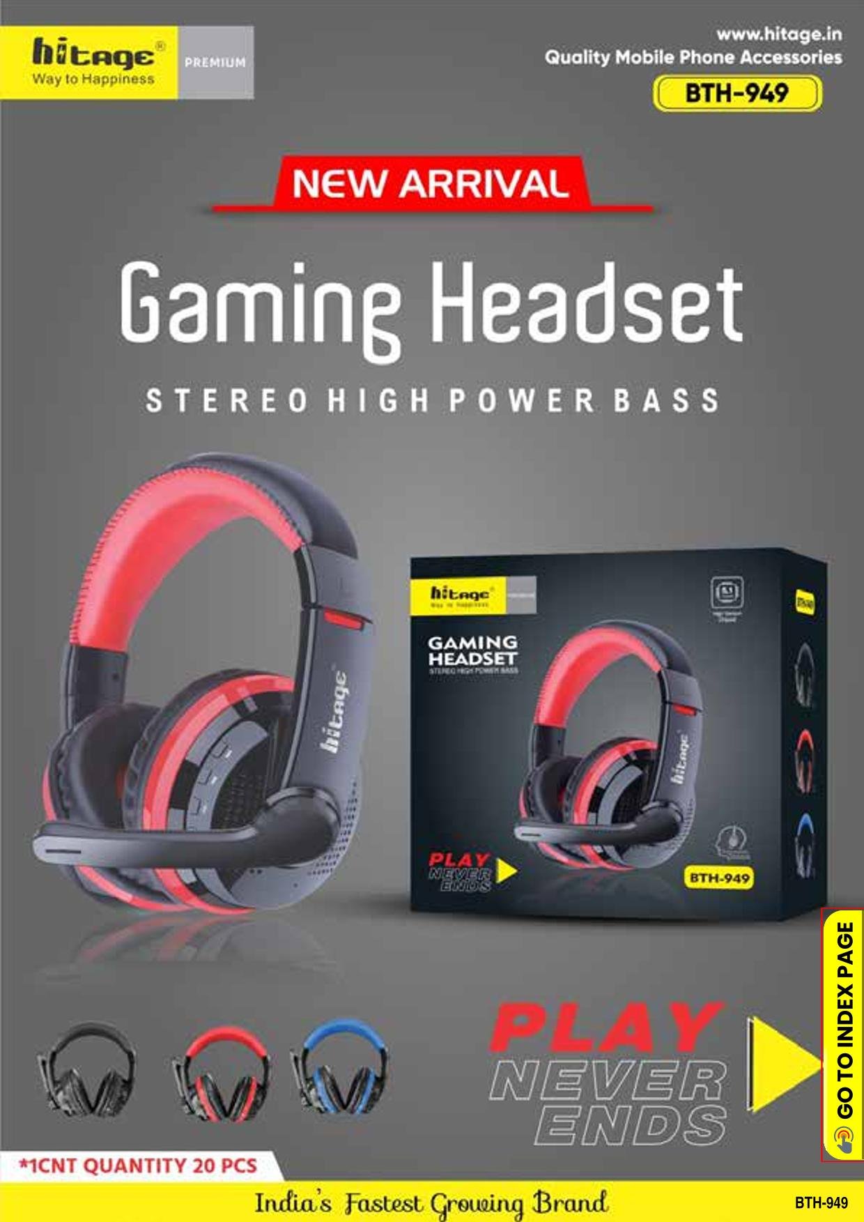 BTH-949 Hitage BT Headphone