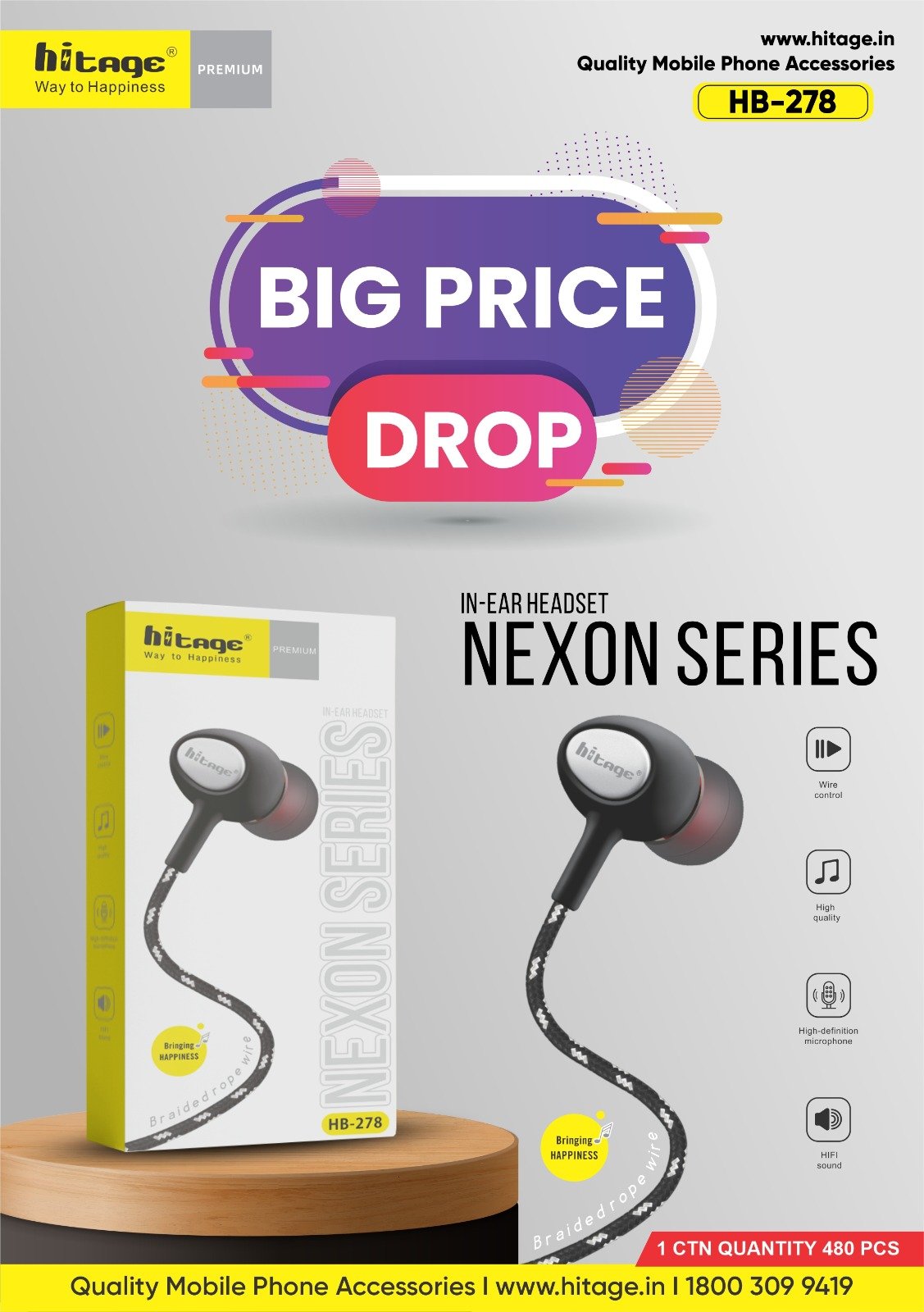 HB-278 Hitage H/Free