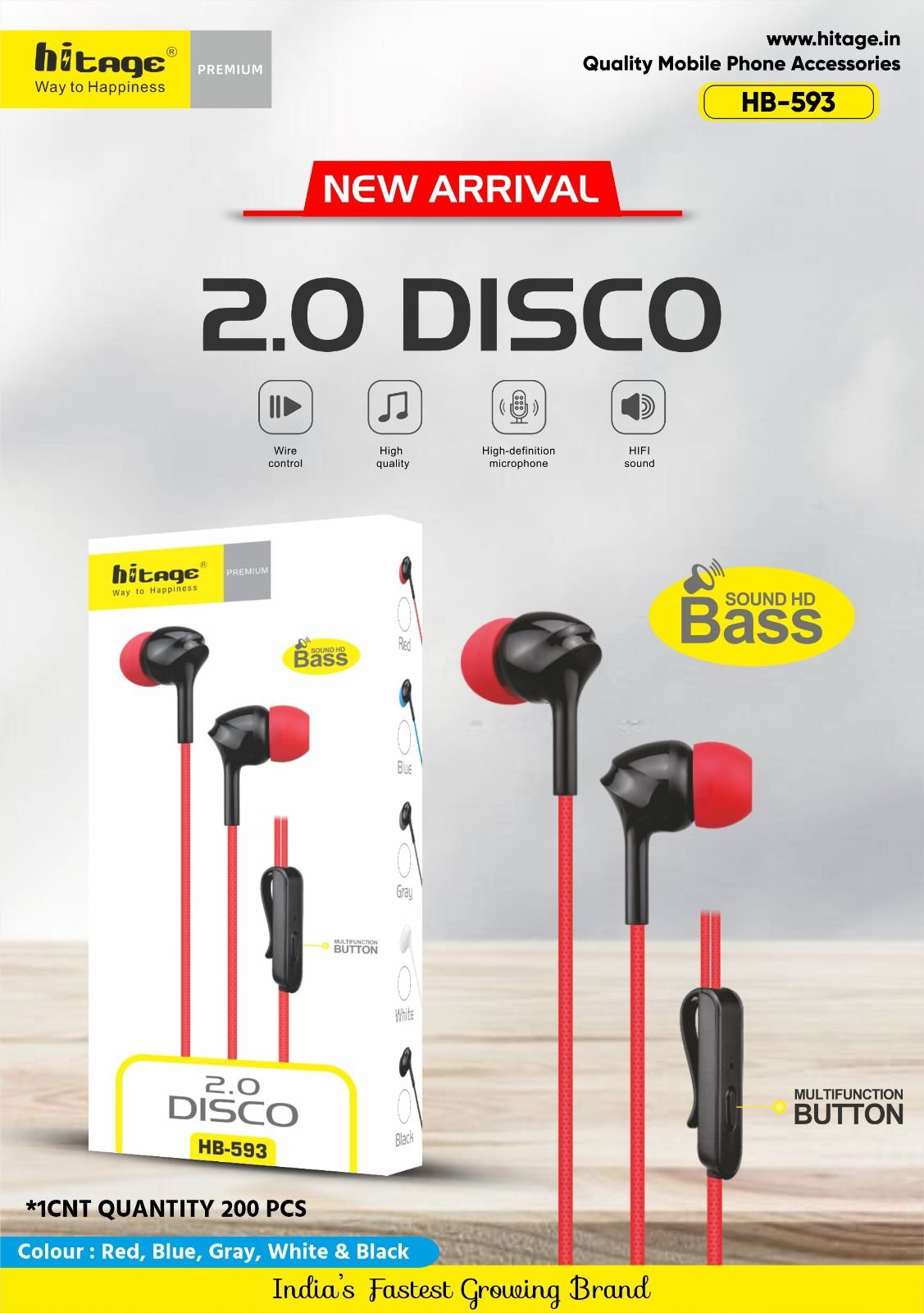 HB-593 Hitage H/Free