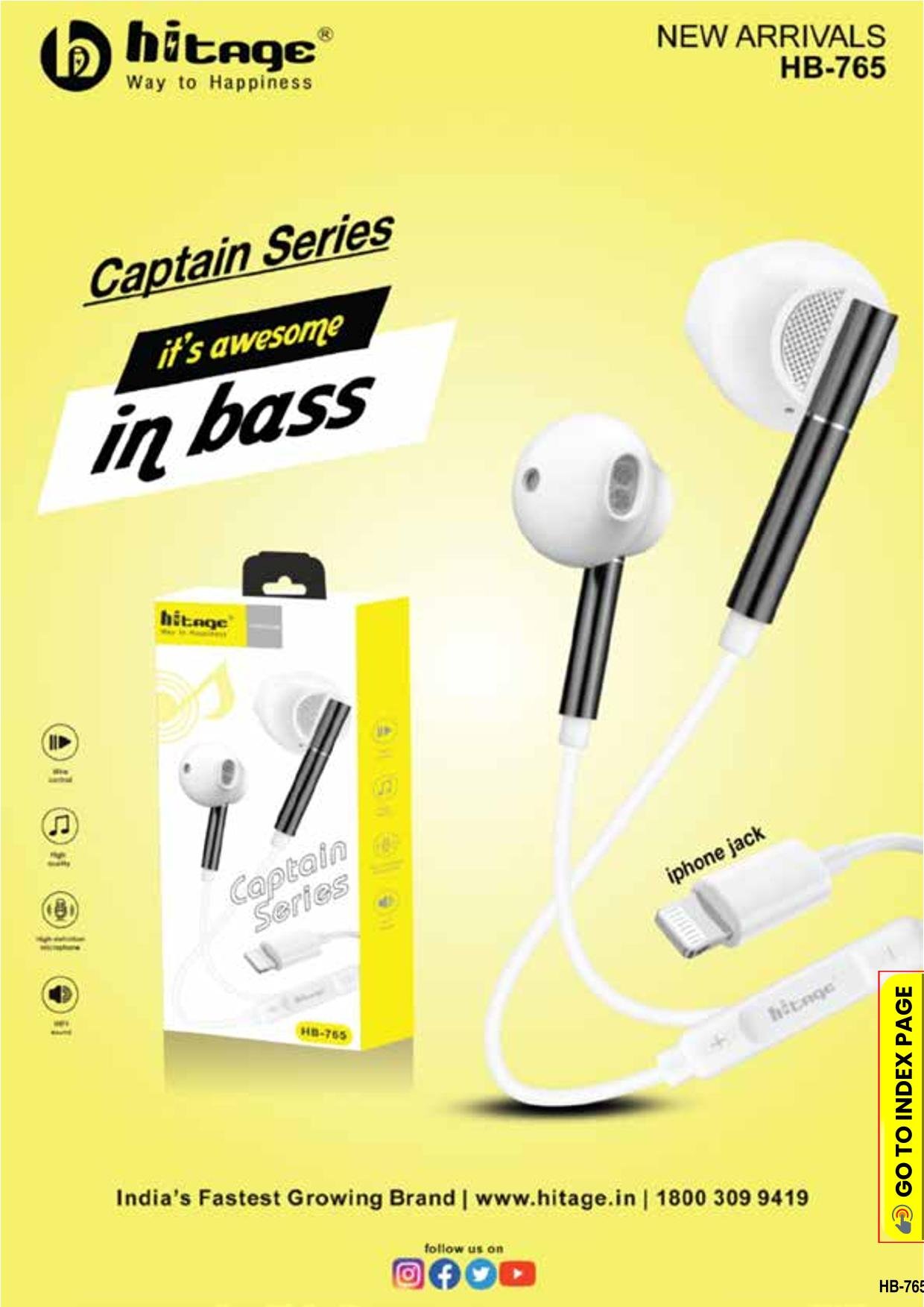 HB-765 Hitage Handfree