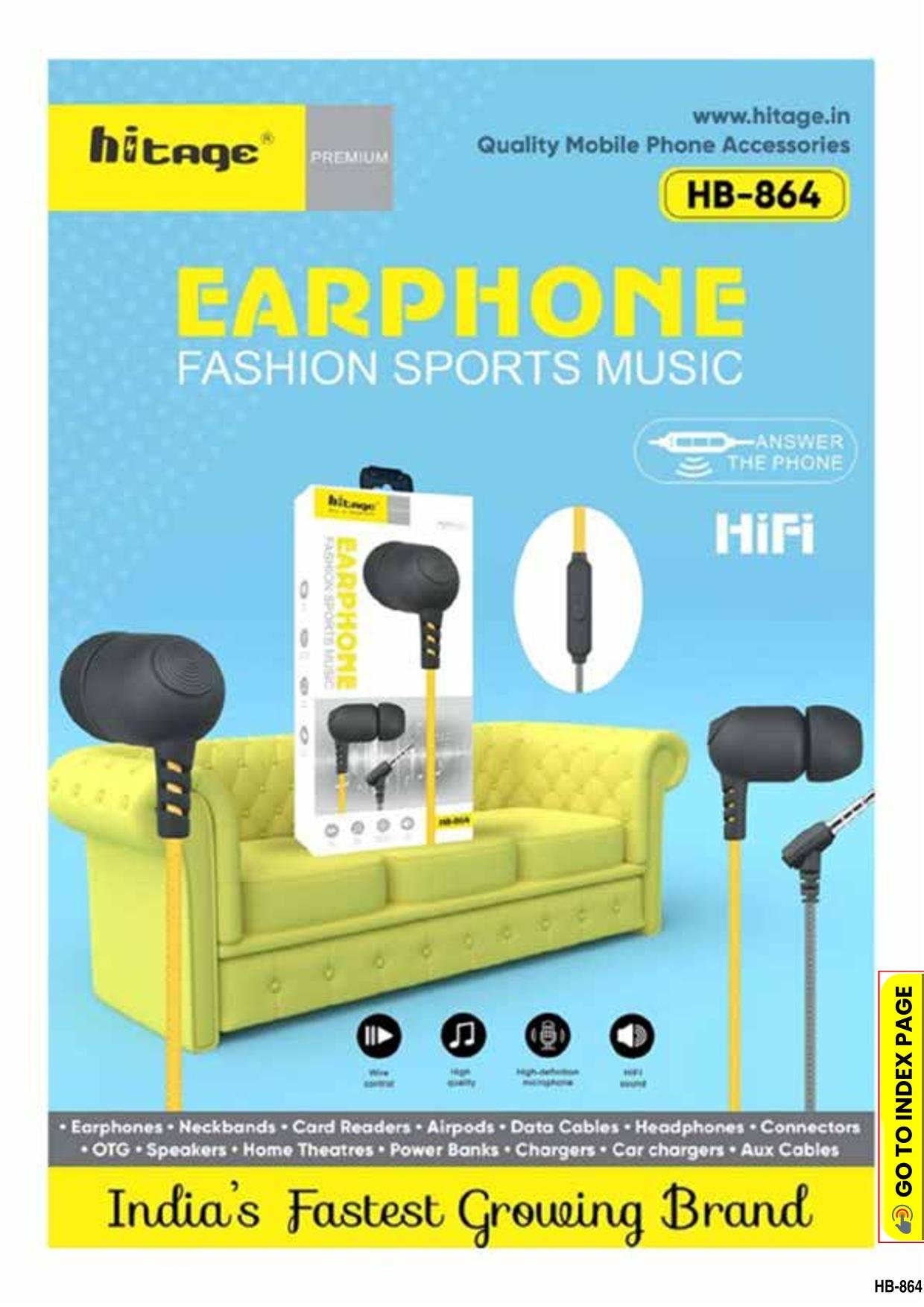 HB-864 Hitage H/Free