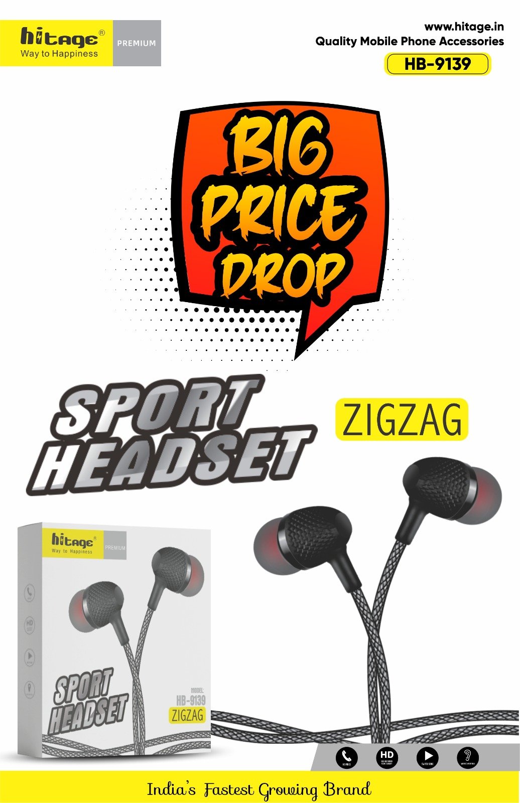 HB-9139 Hitage H/free