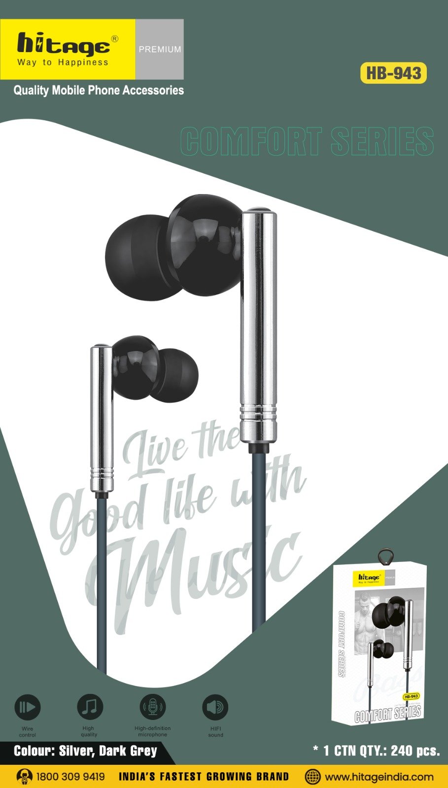 HB-943 Hitage H/free