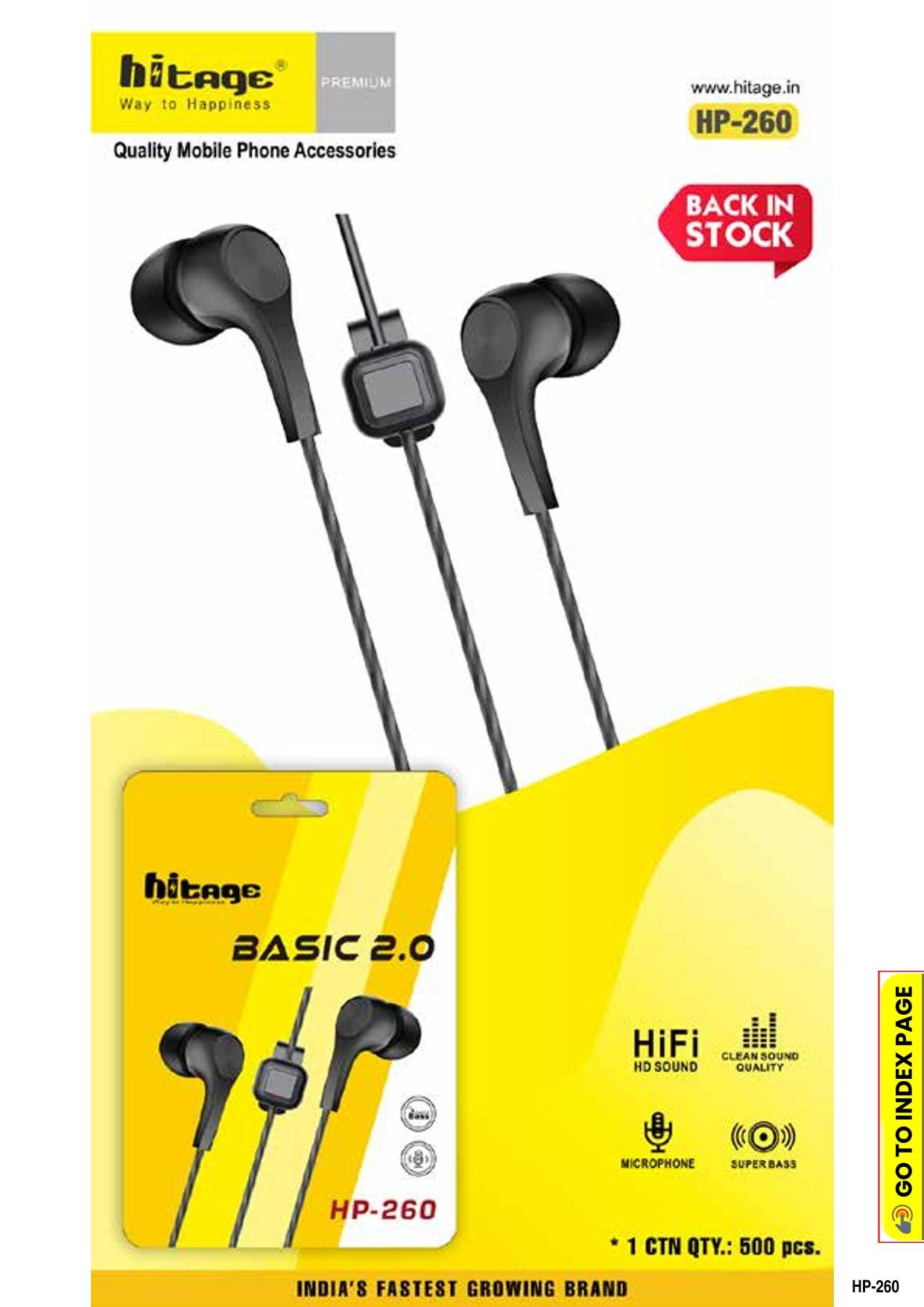 HP-260 Hitage H/Free