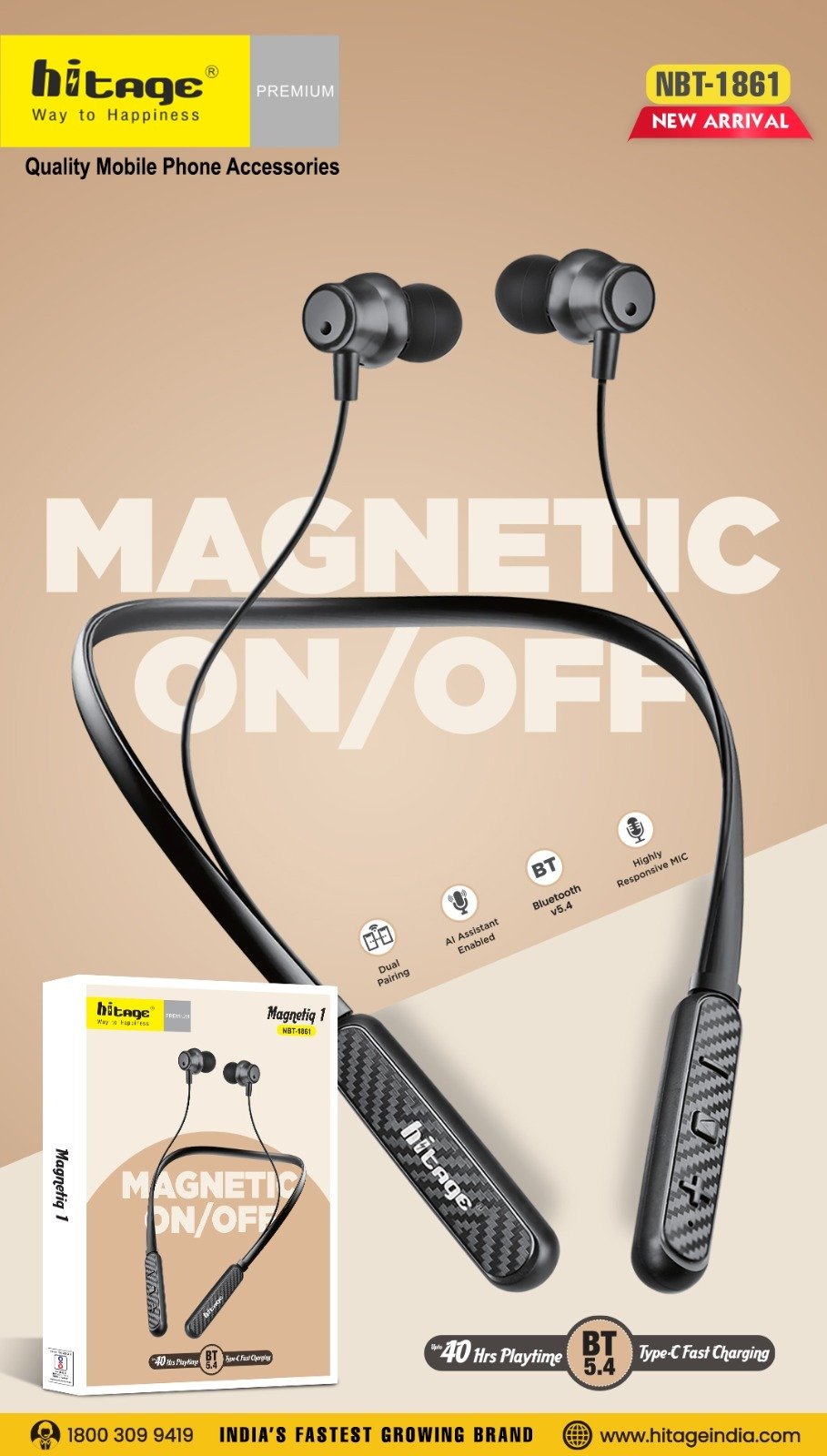 NBT-1861 Hitage BT Neckband