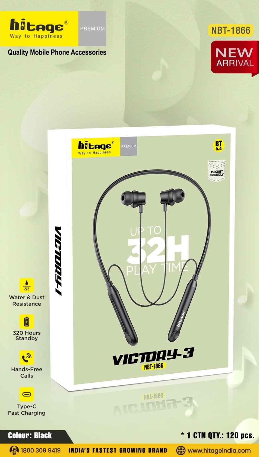 NBT-1866 Hitage BT Neckband-1