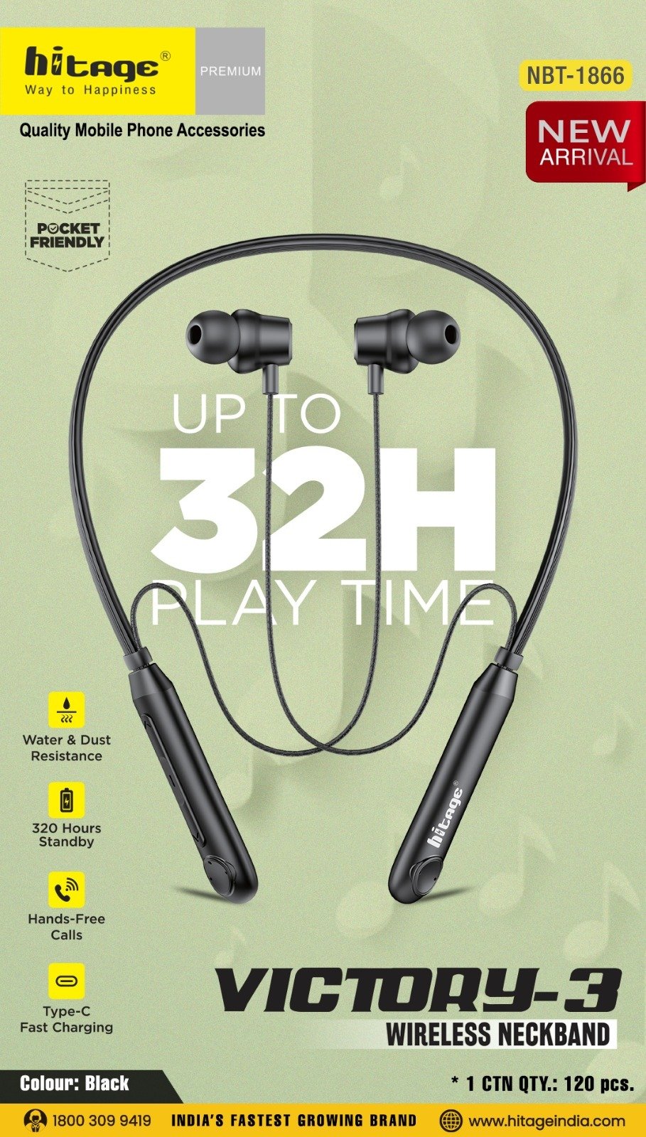 NBT-1866 Hitage BT Neckband