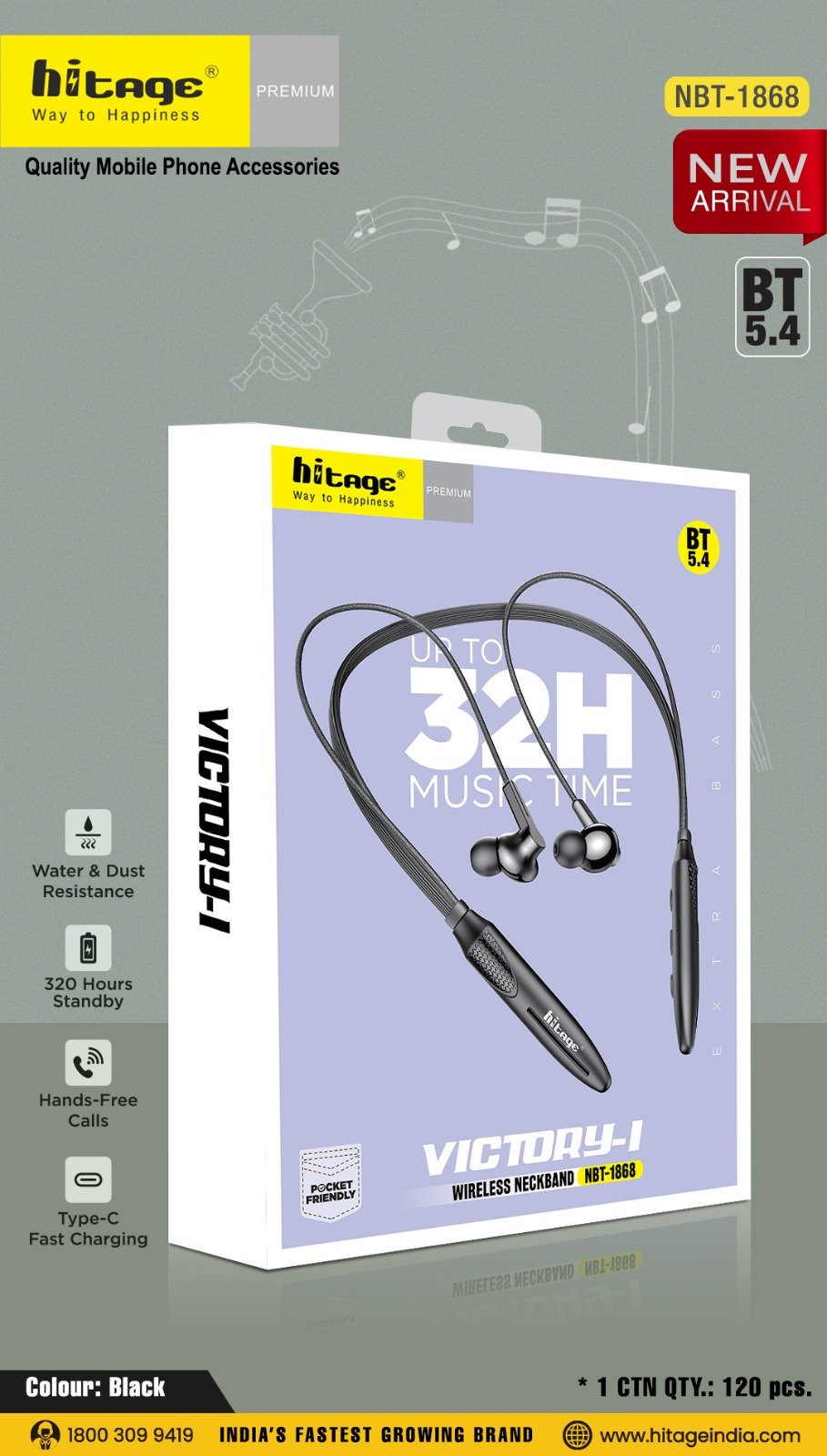 NBT-1868 Hitage BT Neckband