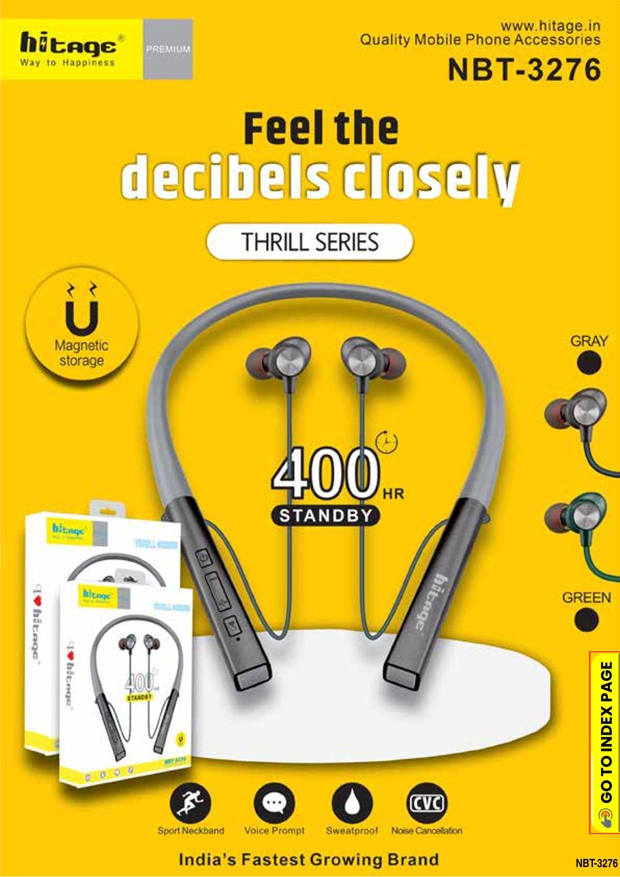 NBT-3276 Hitage BT Neckband