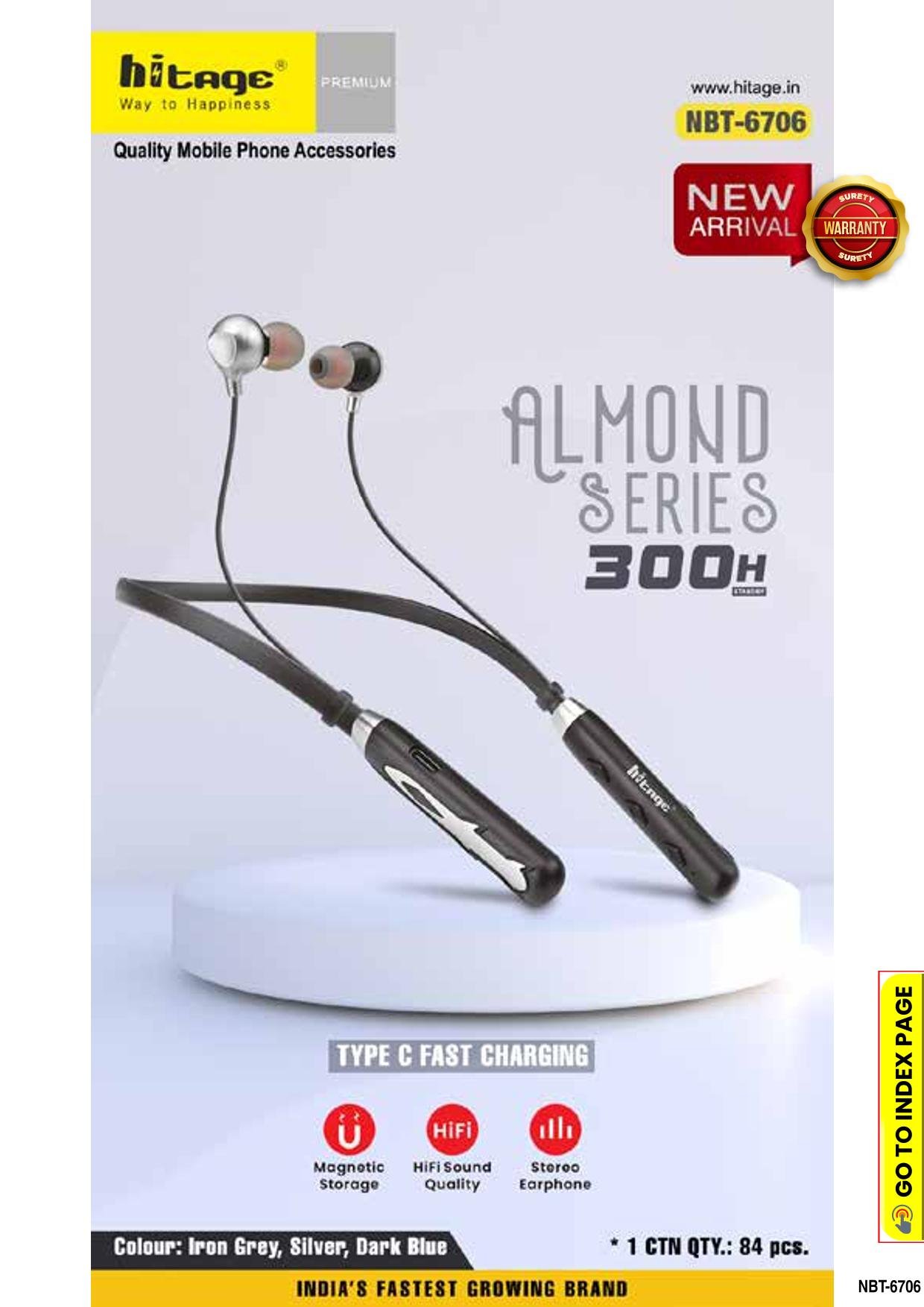 NBT-6706 Hitage BT Neckband