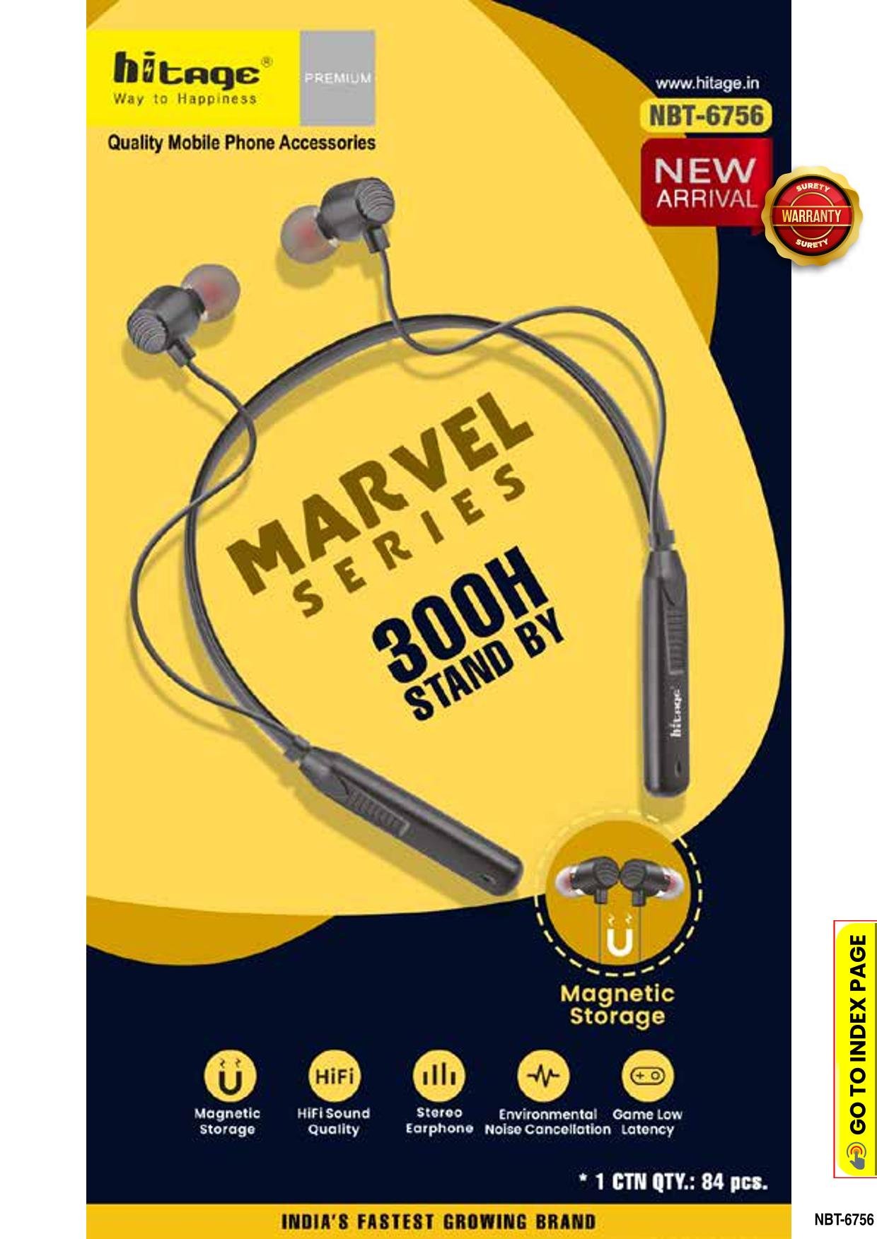 NBT-6756 Hitage BT Neckband