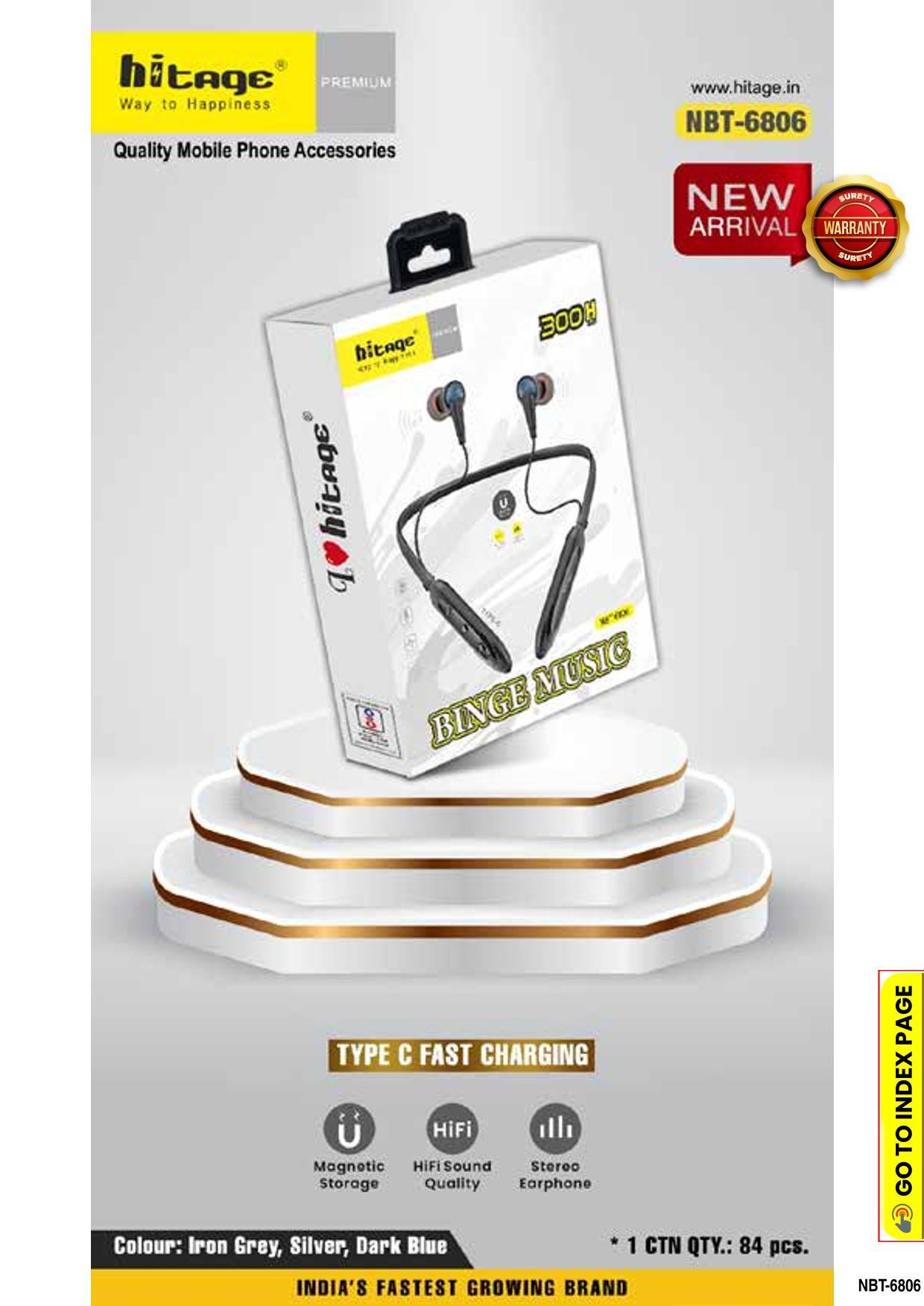 NBT-6806 Hitage BT Neckband (2)