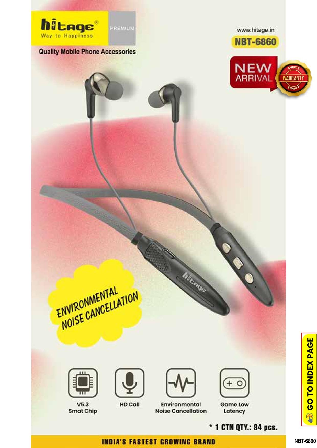 NBT-6860 Hitage BT Neckband