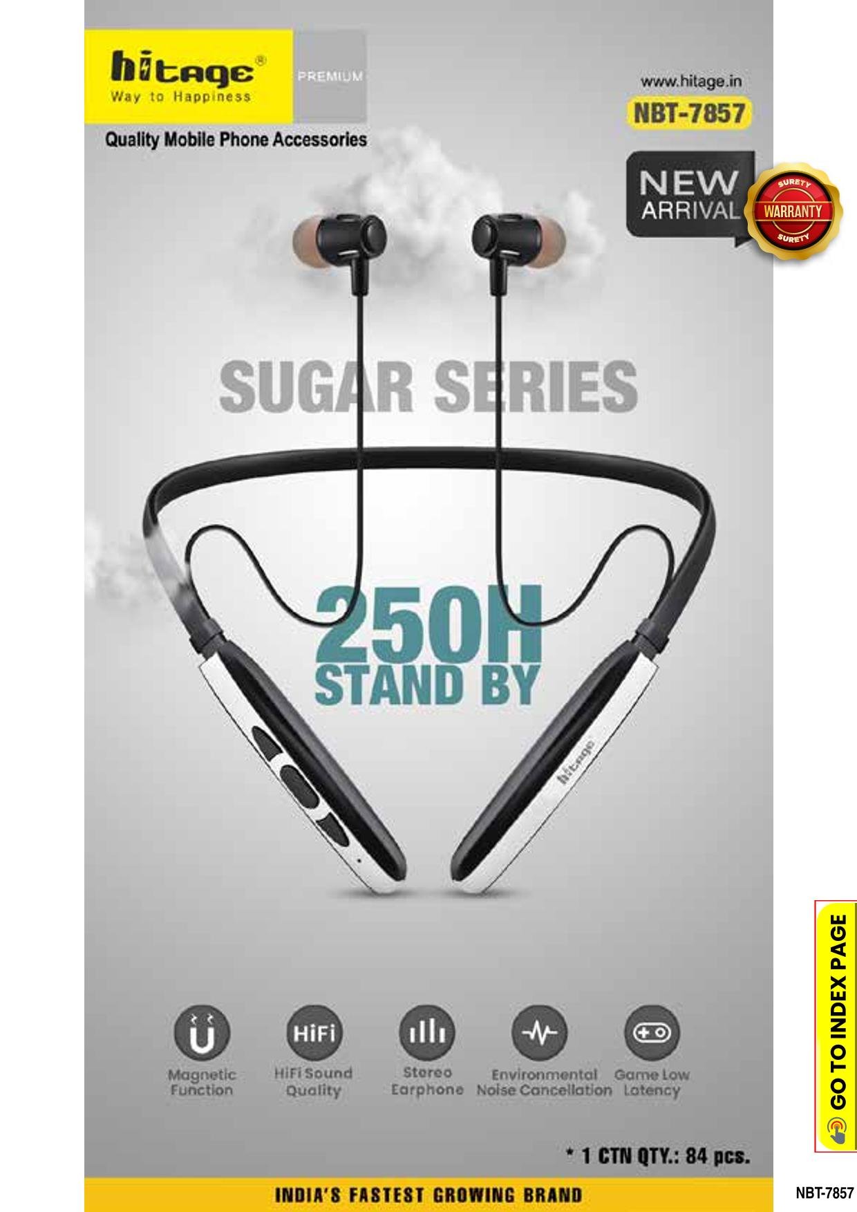 NBT-7857 Hitage BT Neckband