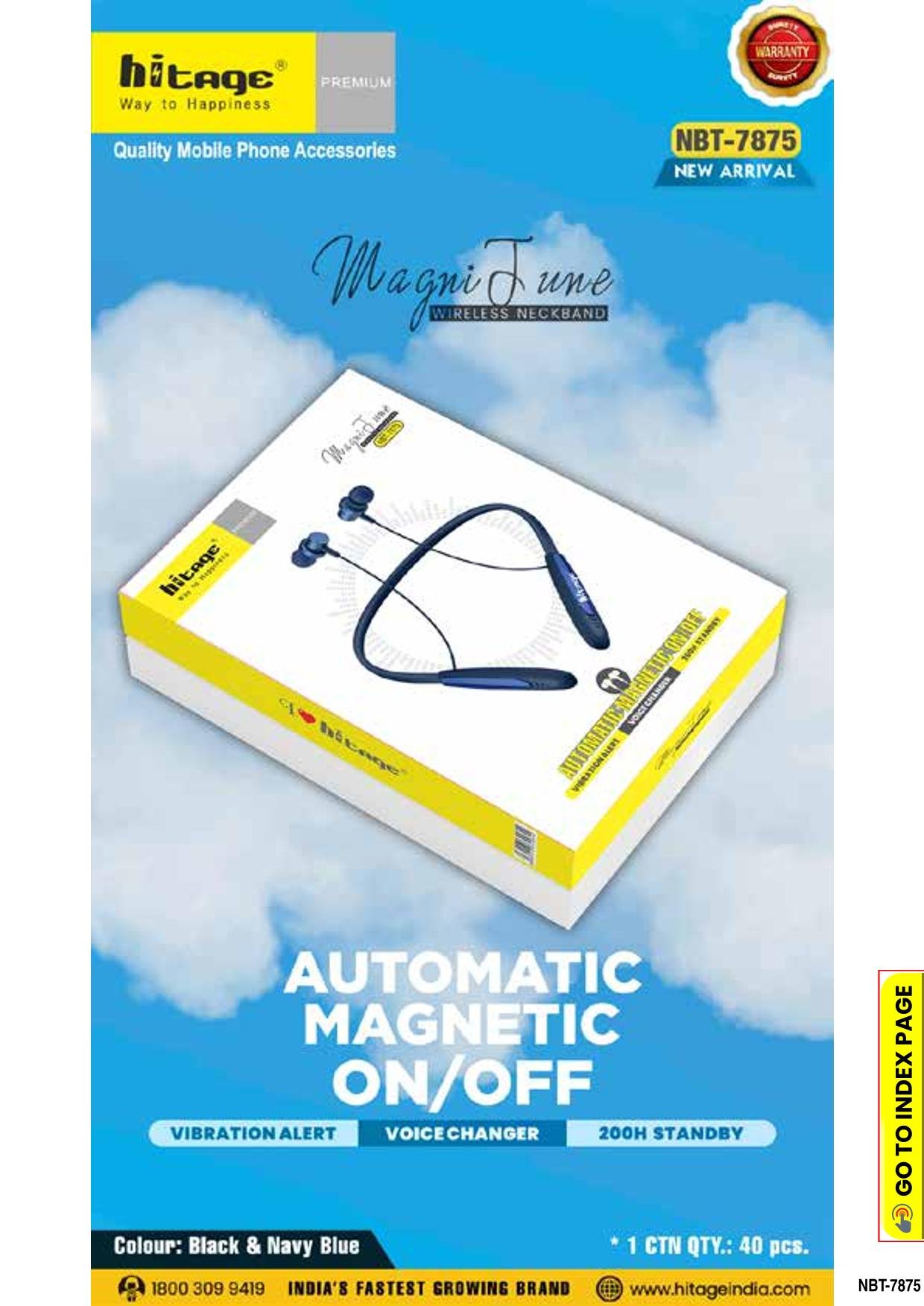 NBT-7875 Hitage BT Neckband