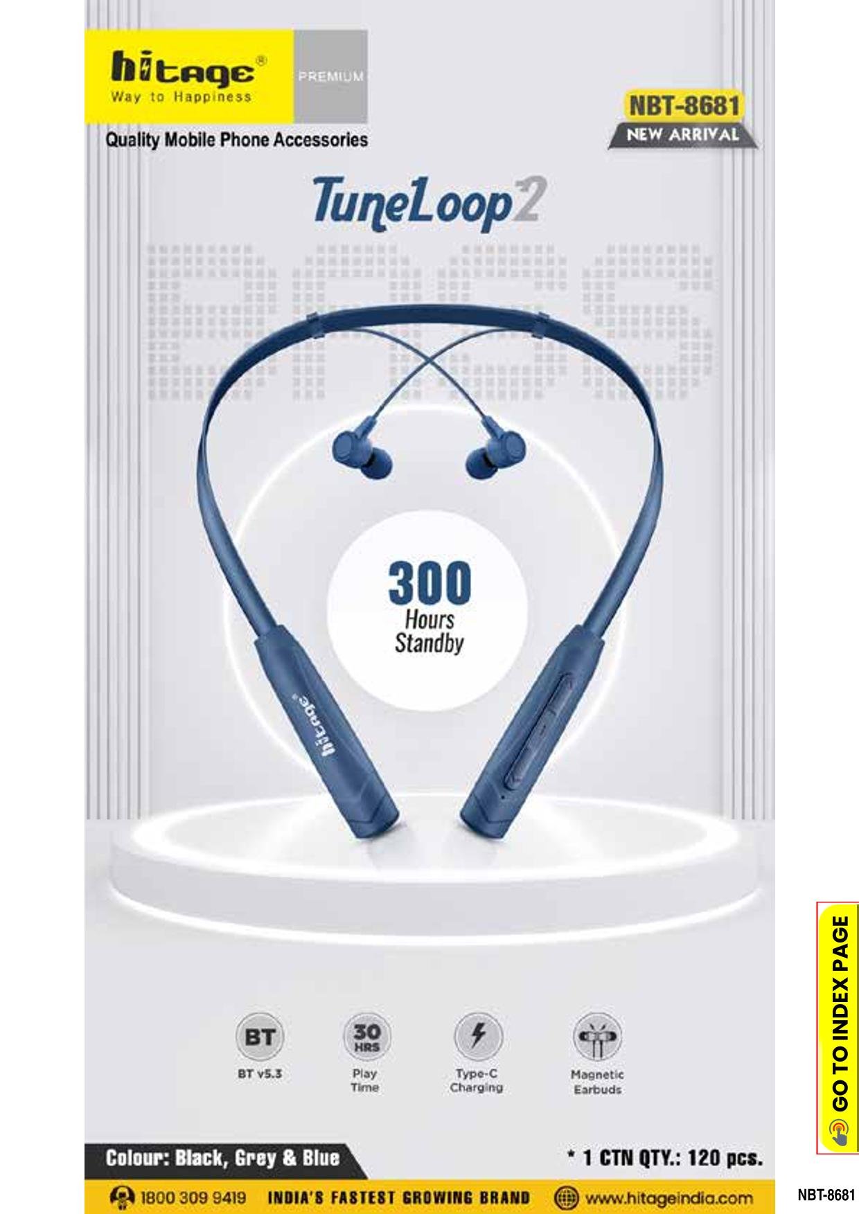 NBT-8681 Hitage BT Neckband