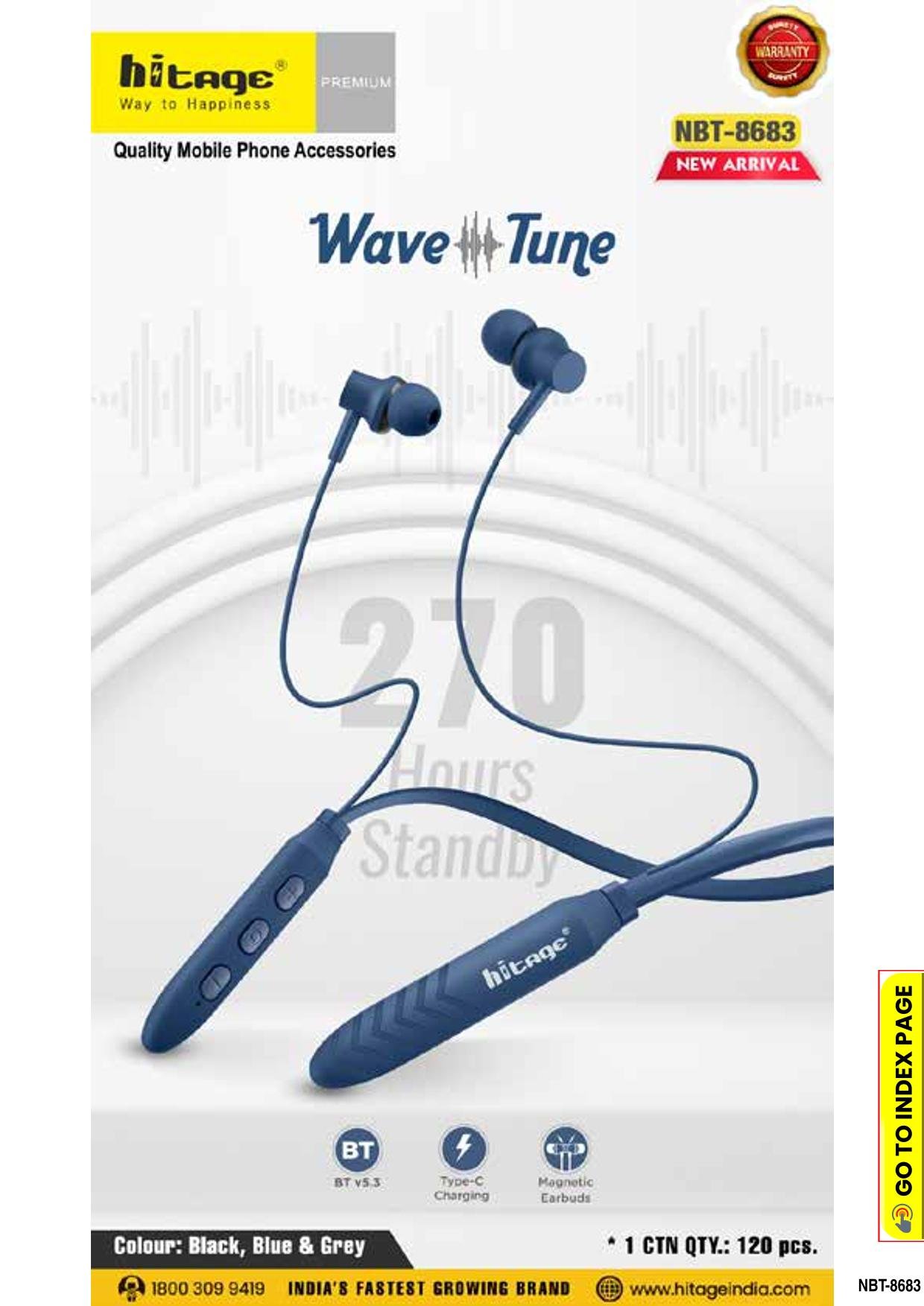 NBT-8683 Hitage BT Neckband