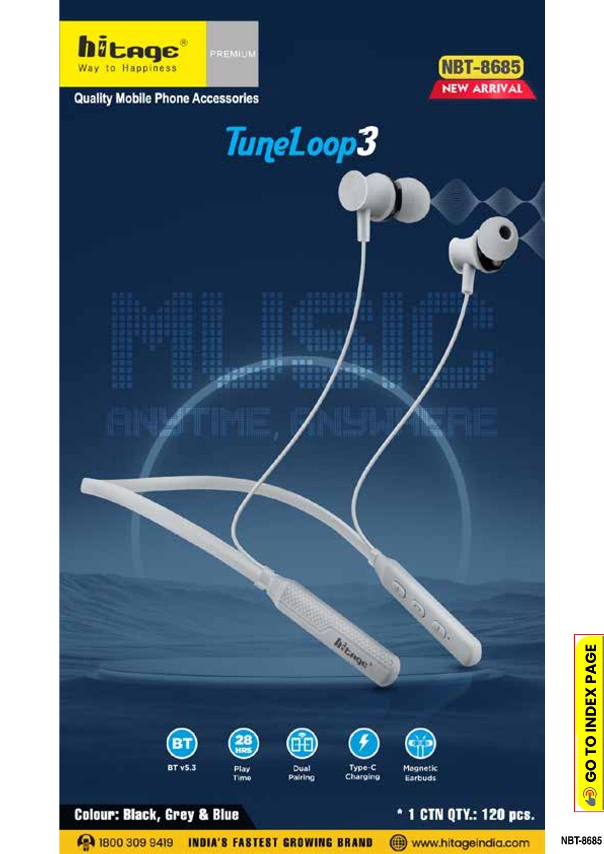 NBT-8685 Hitage BT Neckband