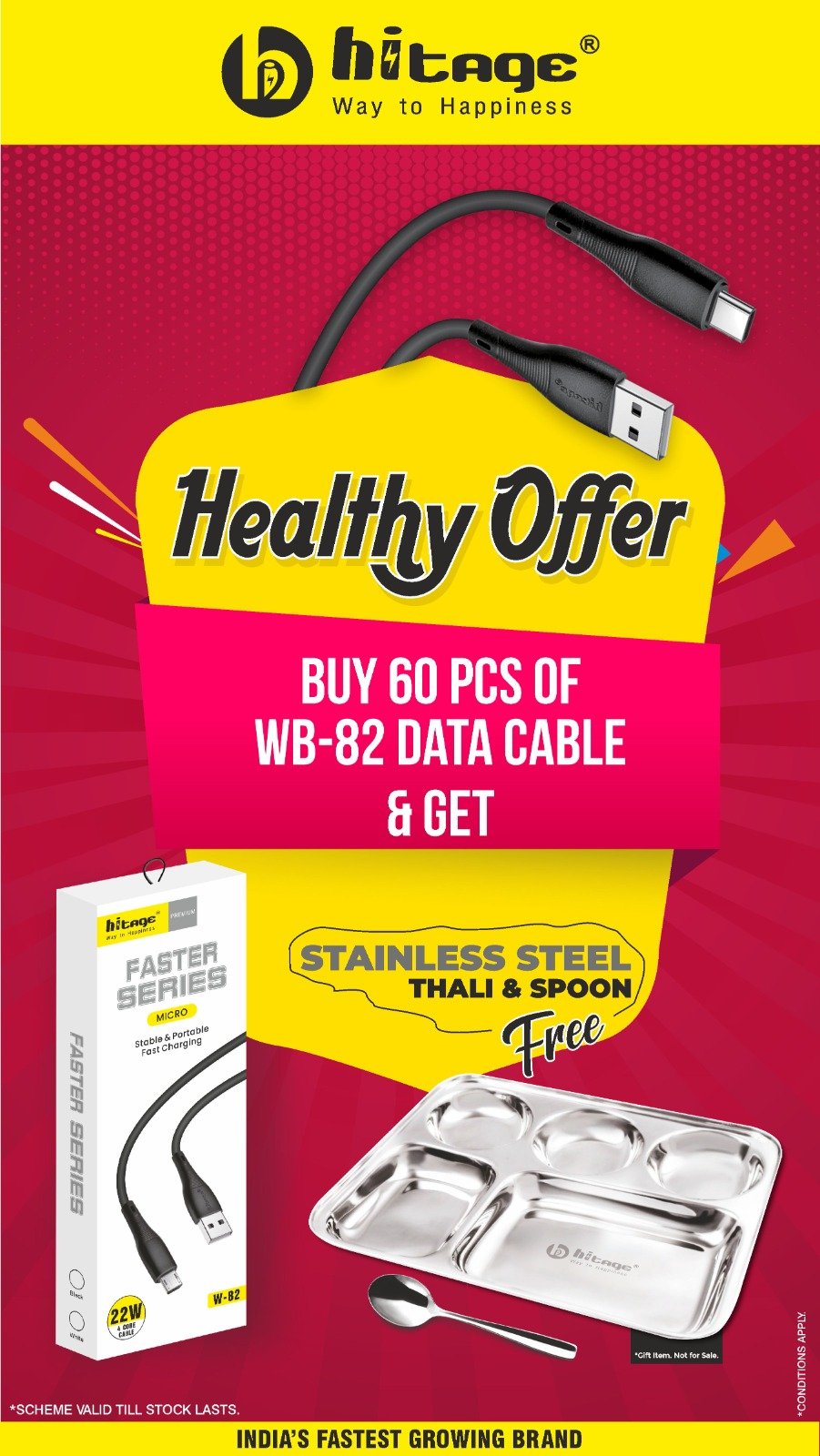 OFFER-WB-82 Data Cable (22W) Type-C