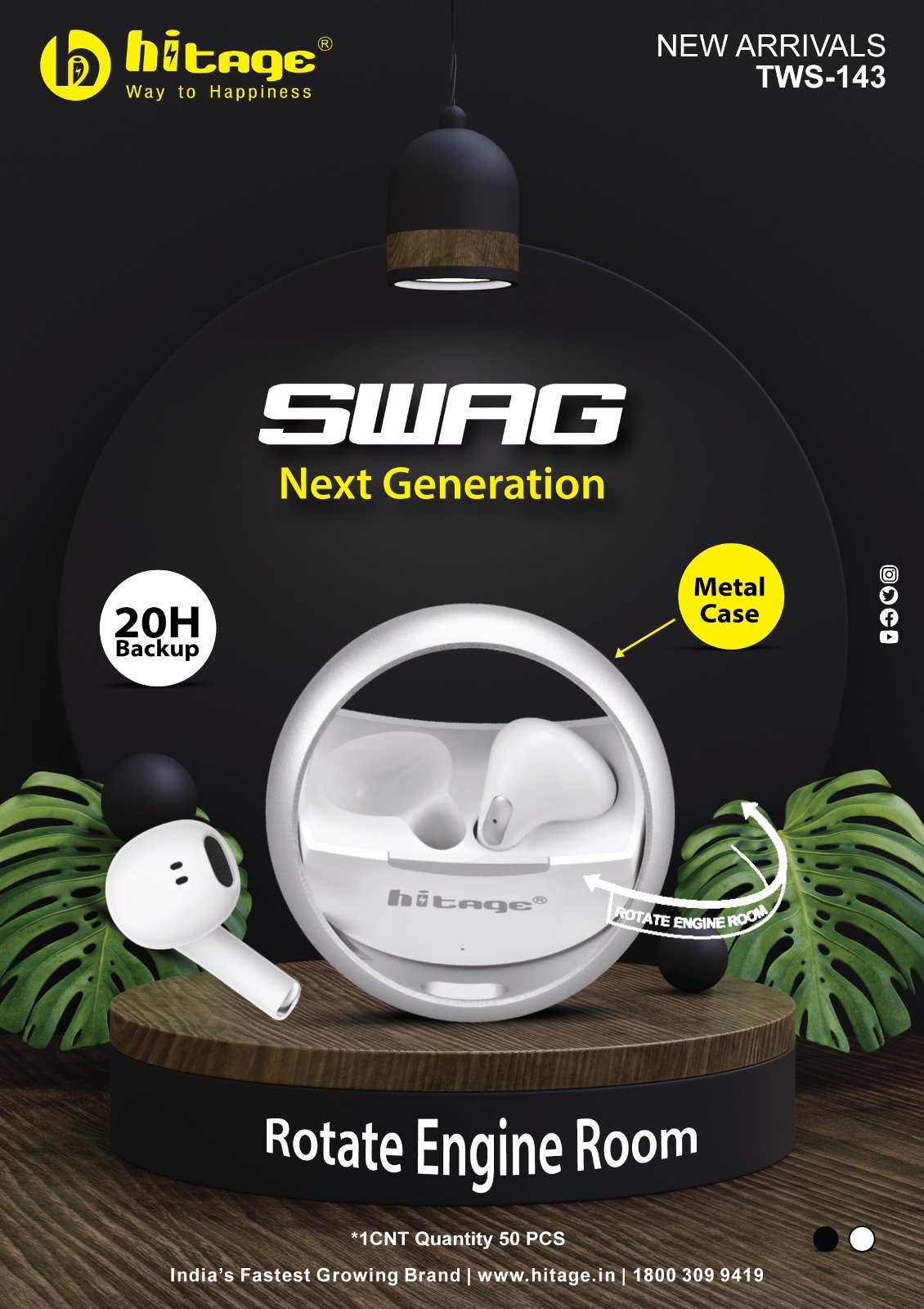 TWS-143 Hitage Wireless Earbuds