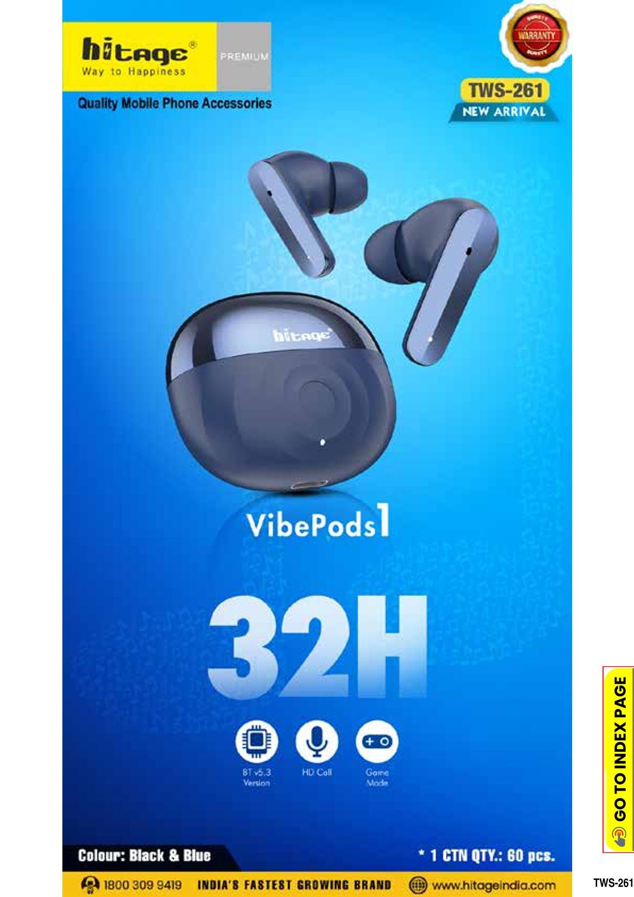 TWS-261 Hitage Wireless Earbuds (3)