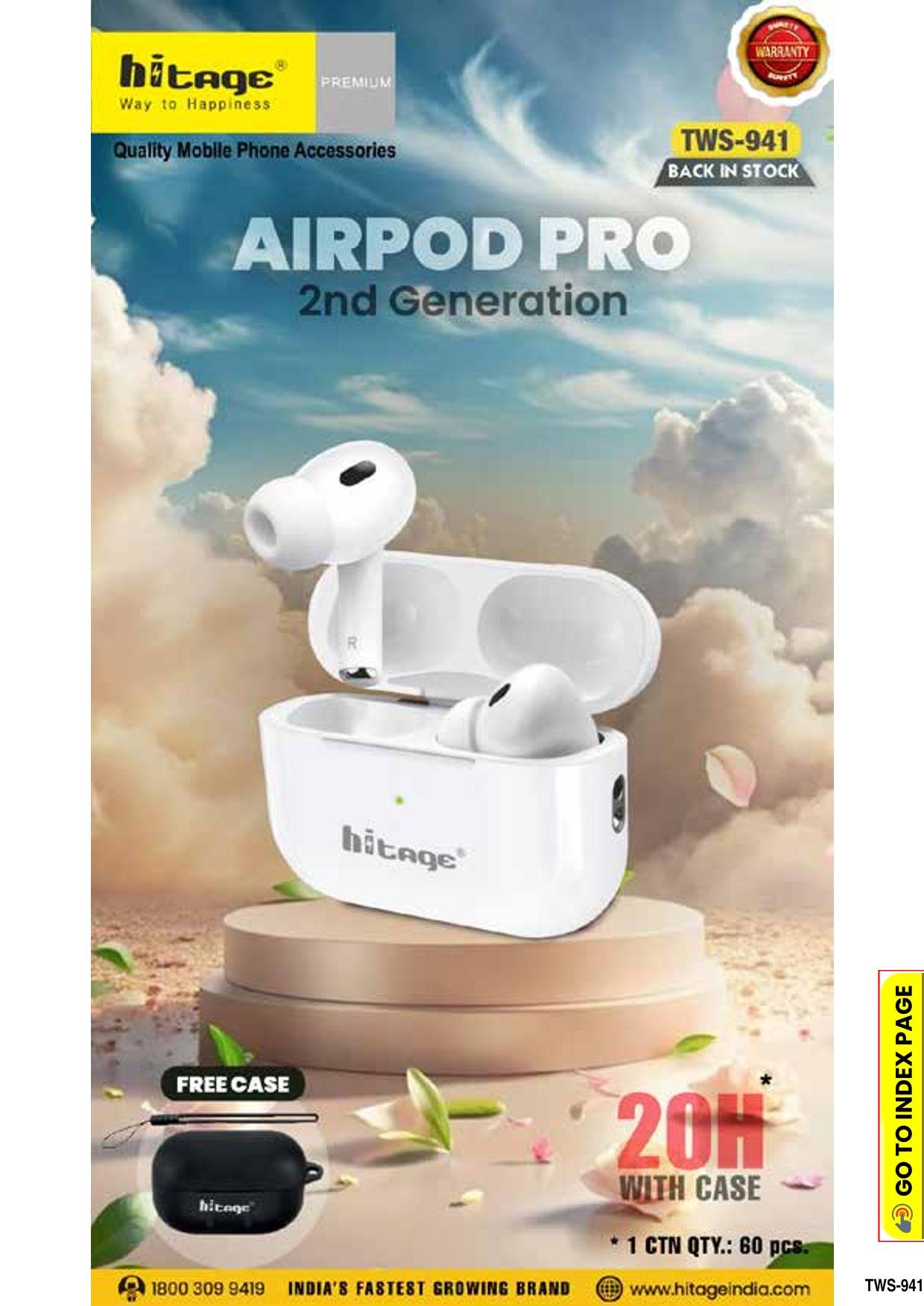 TWS-261 Hitage Wireless Earbuds