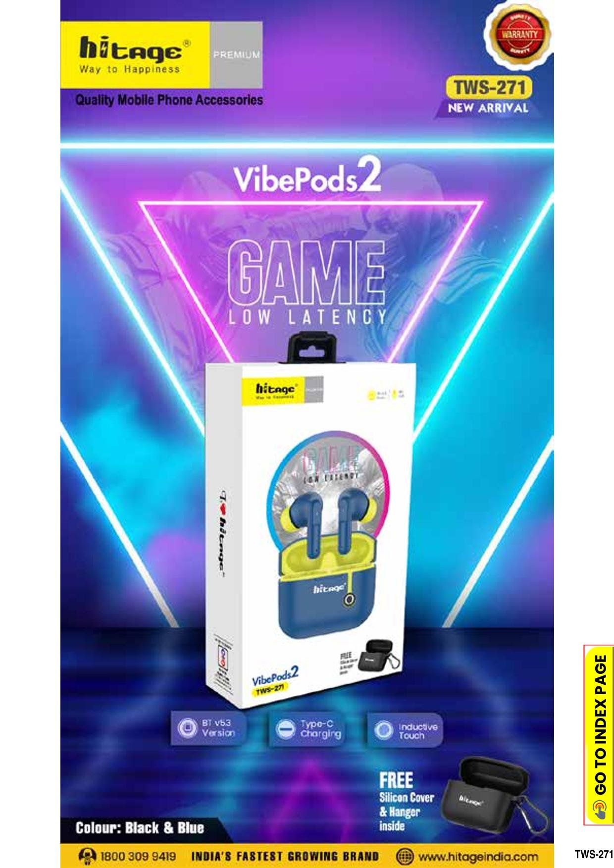 TWS-271 Hitage Wireless Earbuds (2)