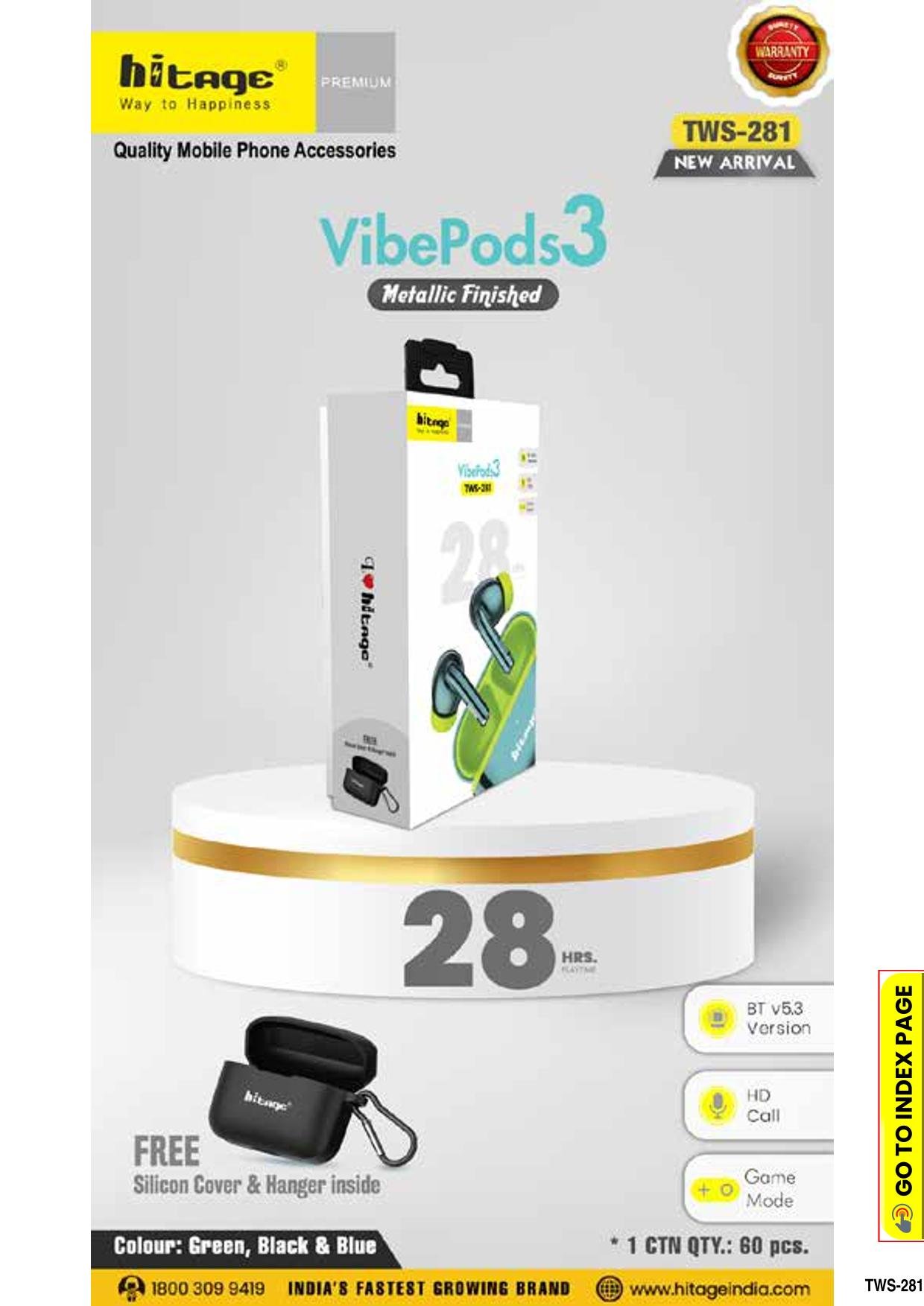 TWS-281 Hitage Wireless Earbuds (2)