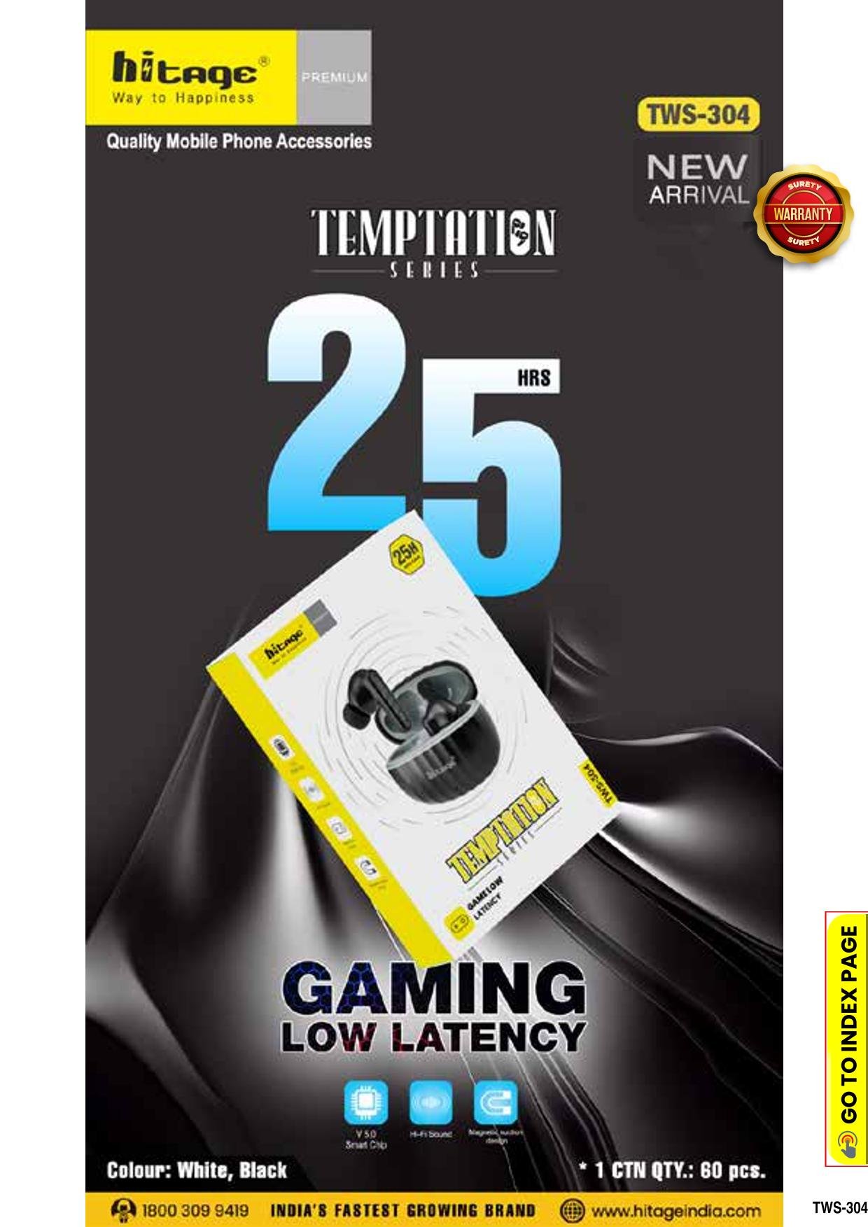 TWS-304 Hitage Wireless Earbuds (2)