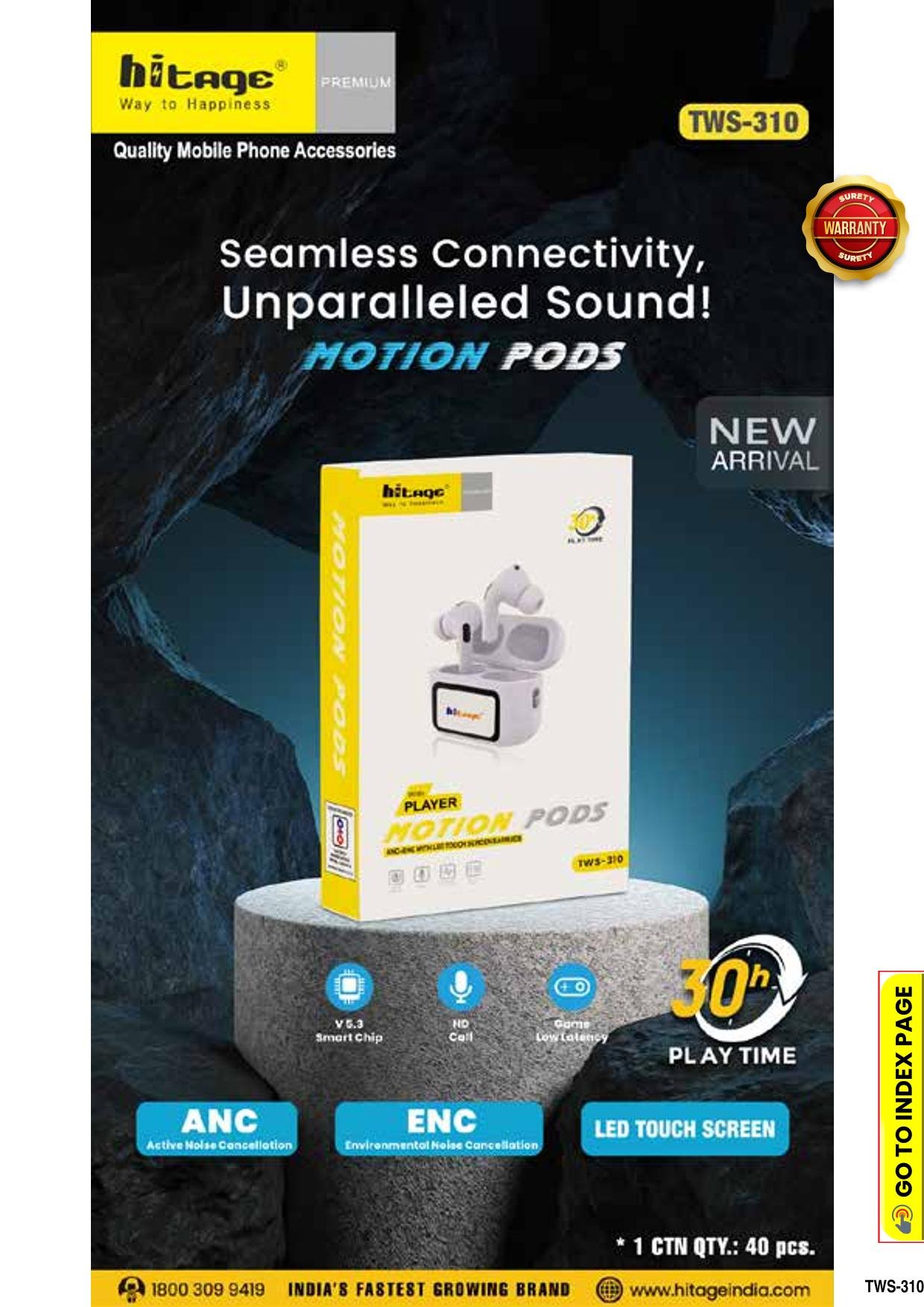 TWS-310 Hitage Wireless Earbuds (2)