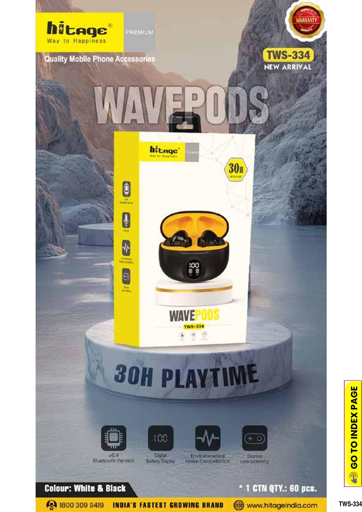 TWS-334 Hitage Wireless Earbuds (2)