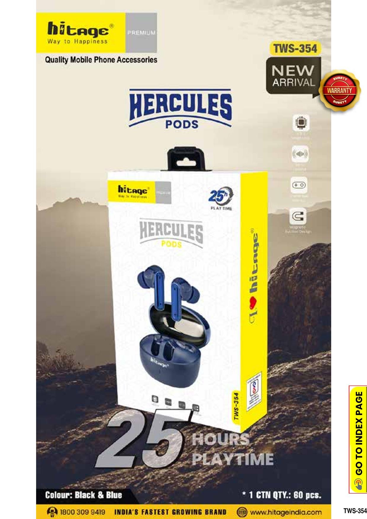 TWS-354 Hitage Wireless Earbuds (2)