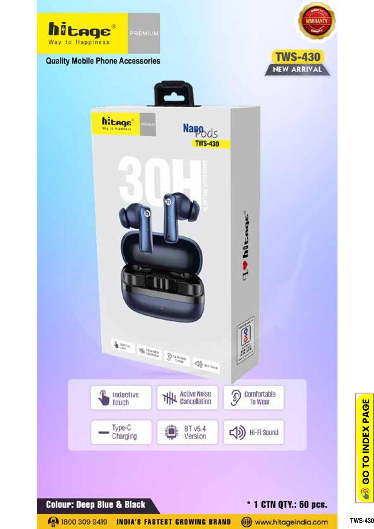 TWS-430 Hitage Wireless Earbuds (2)