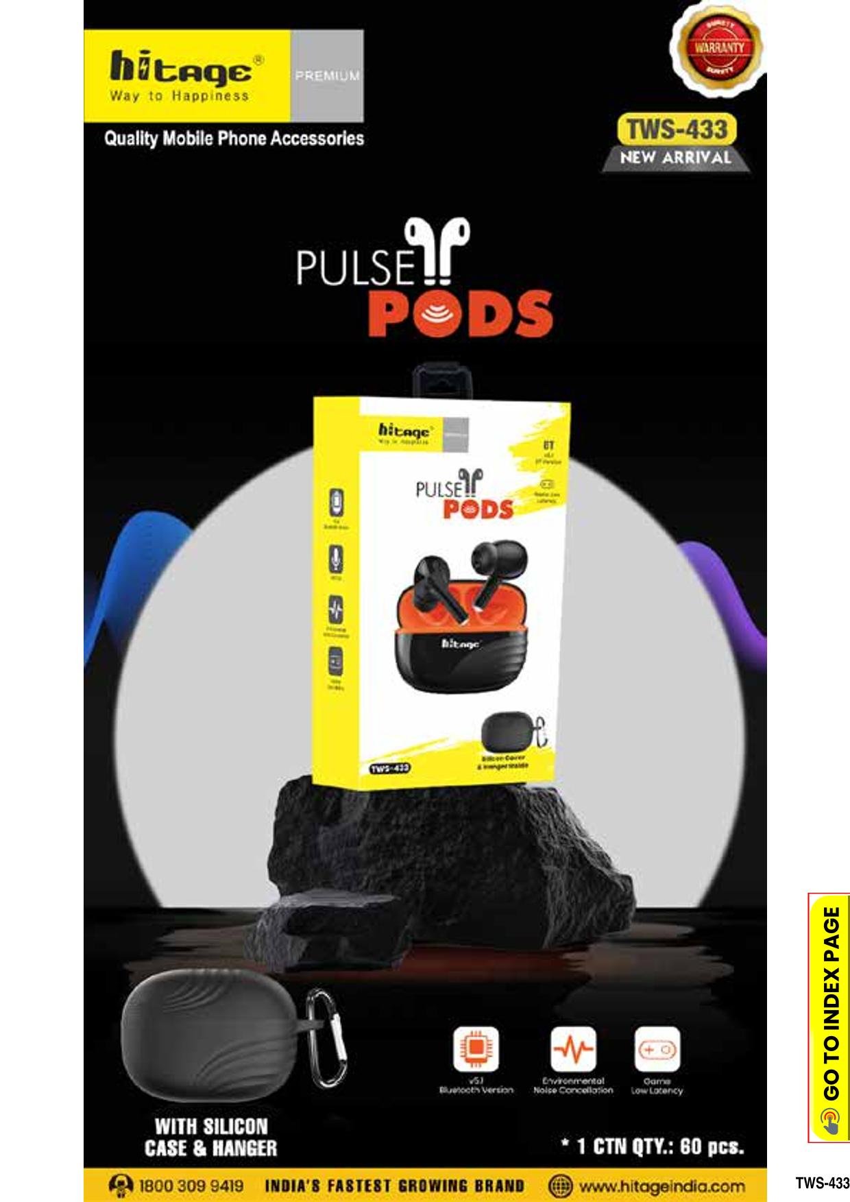 TWS-433 Hitage Wireless Earbuds (2)