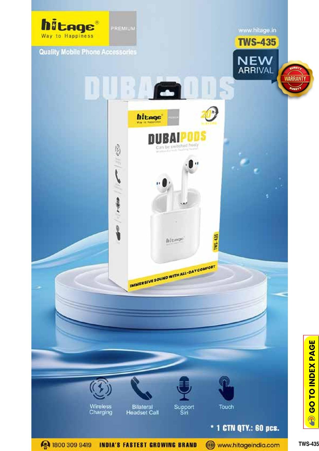 TWS-435 Hitage Wireless Earbuds (2)