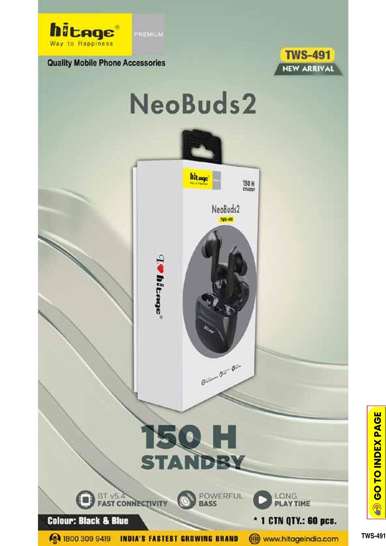 TWS-491 Hitage Wireless Earbuds (2)