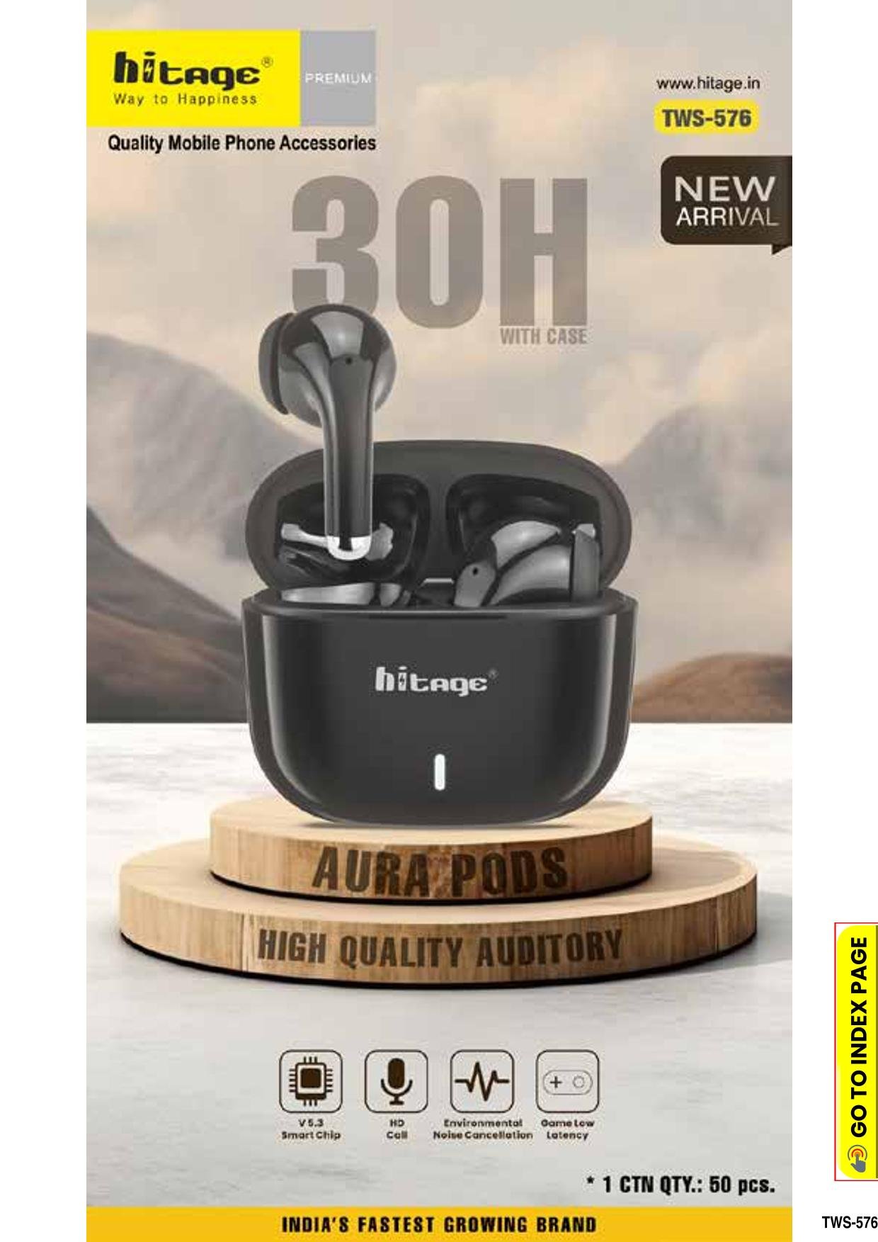 TWS-576 Hitage Wireless Earbuds