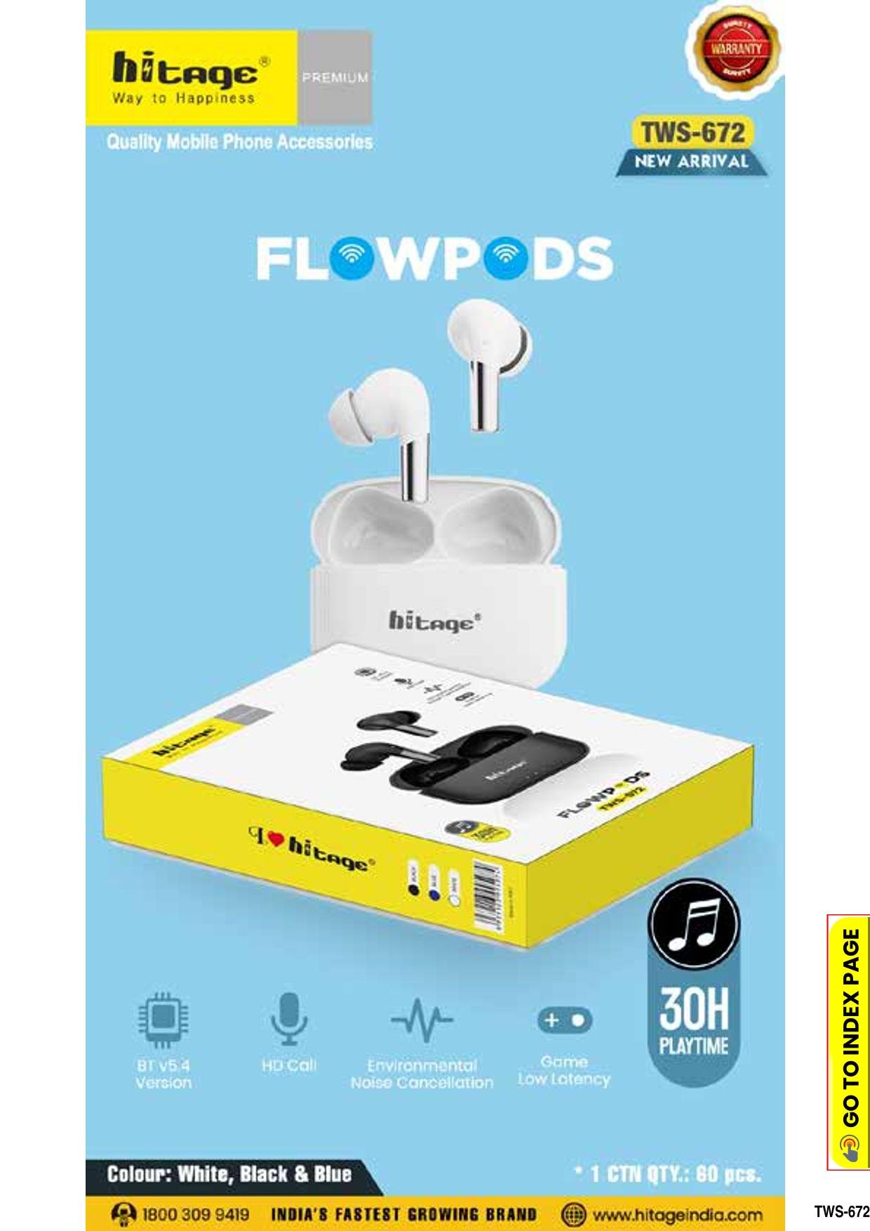 TWS-672 Hitage Wireless Earbuds (2)