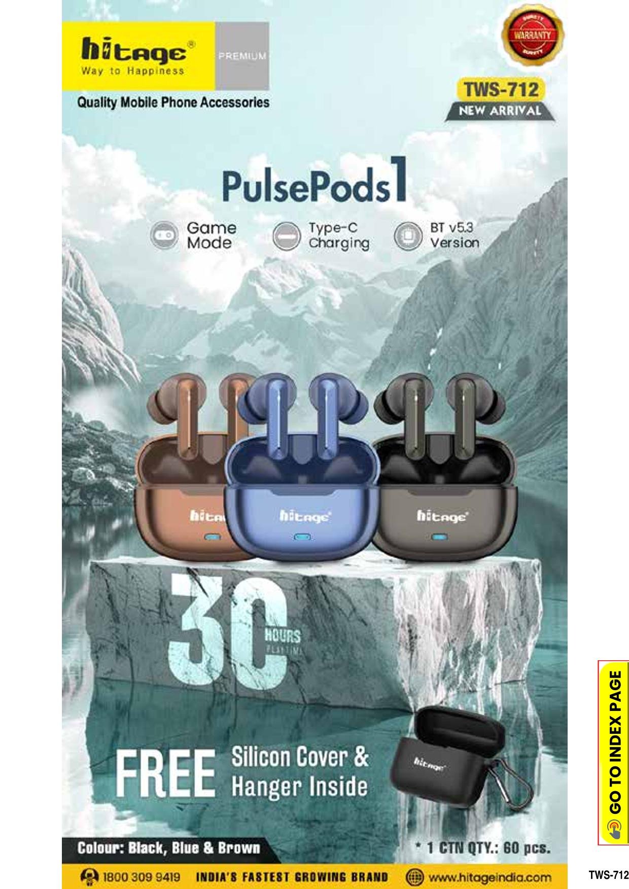 TWS-712 Hitage Wireless Earbuds (2)