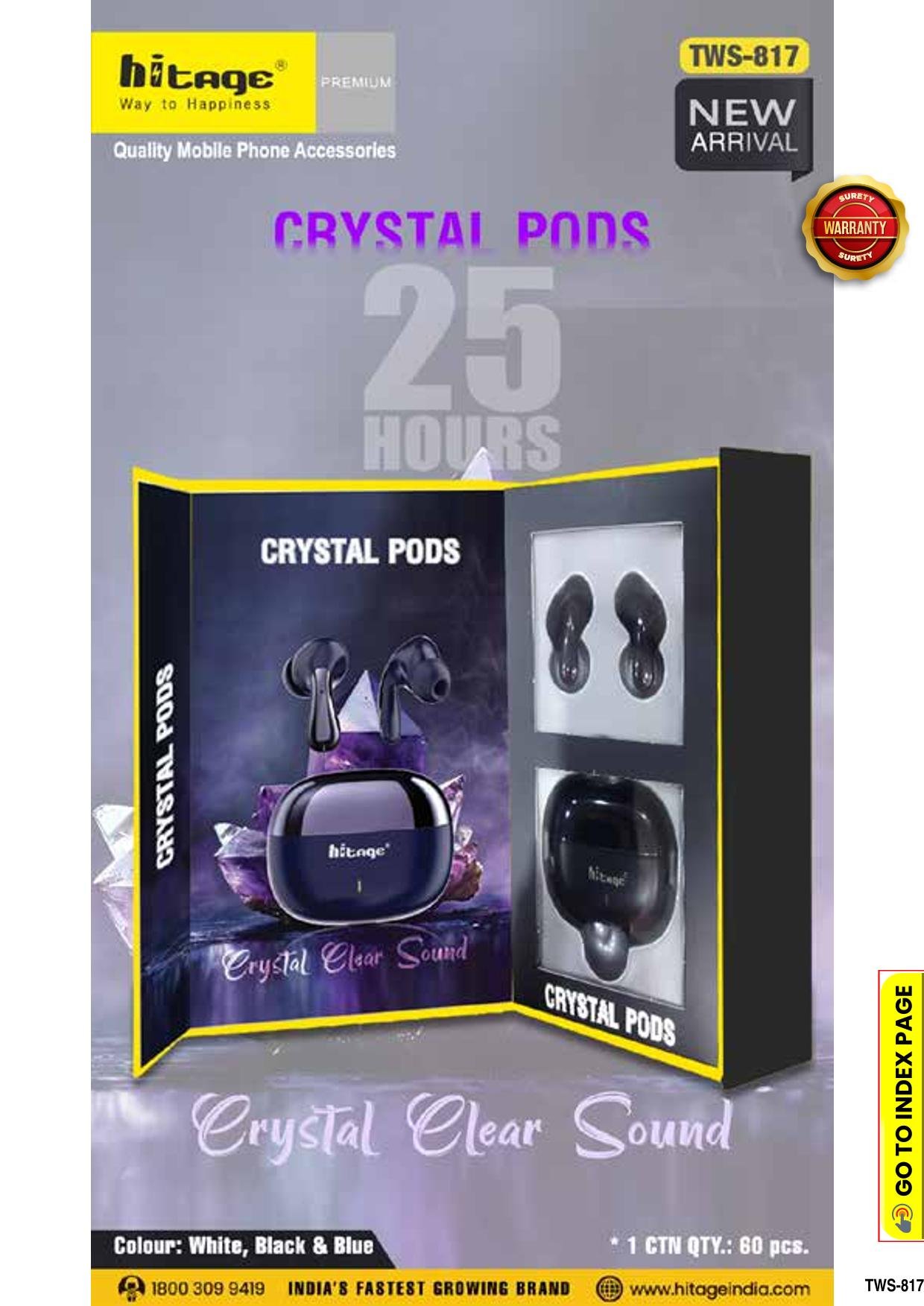 TWS-817 Hitage Wireless Earbuds (2)