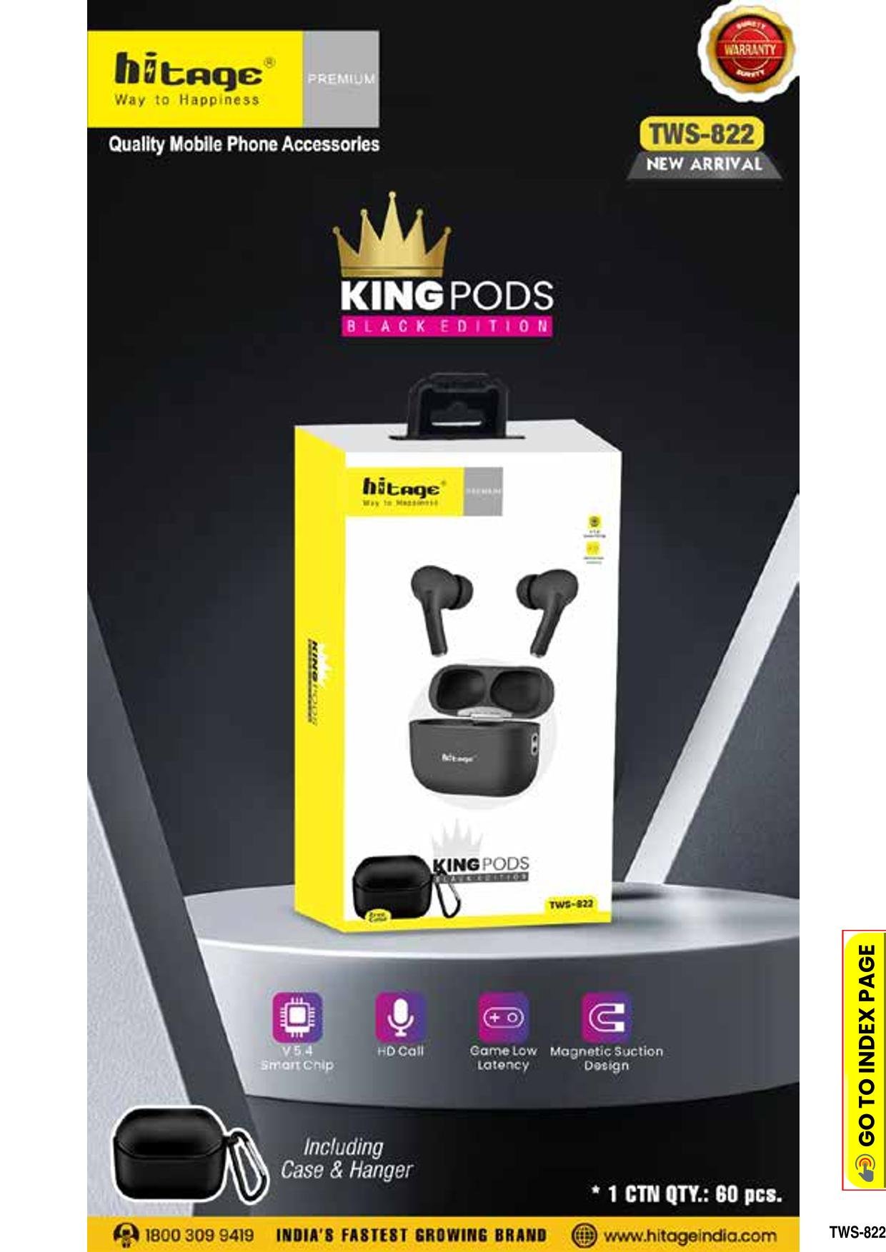 TWS-822 Hitage Wireless Earbuds (2)