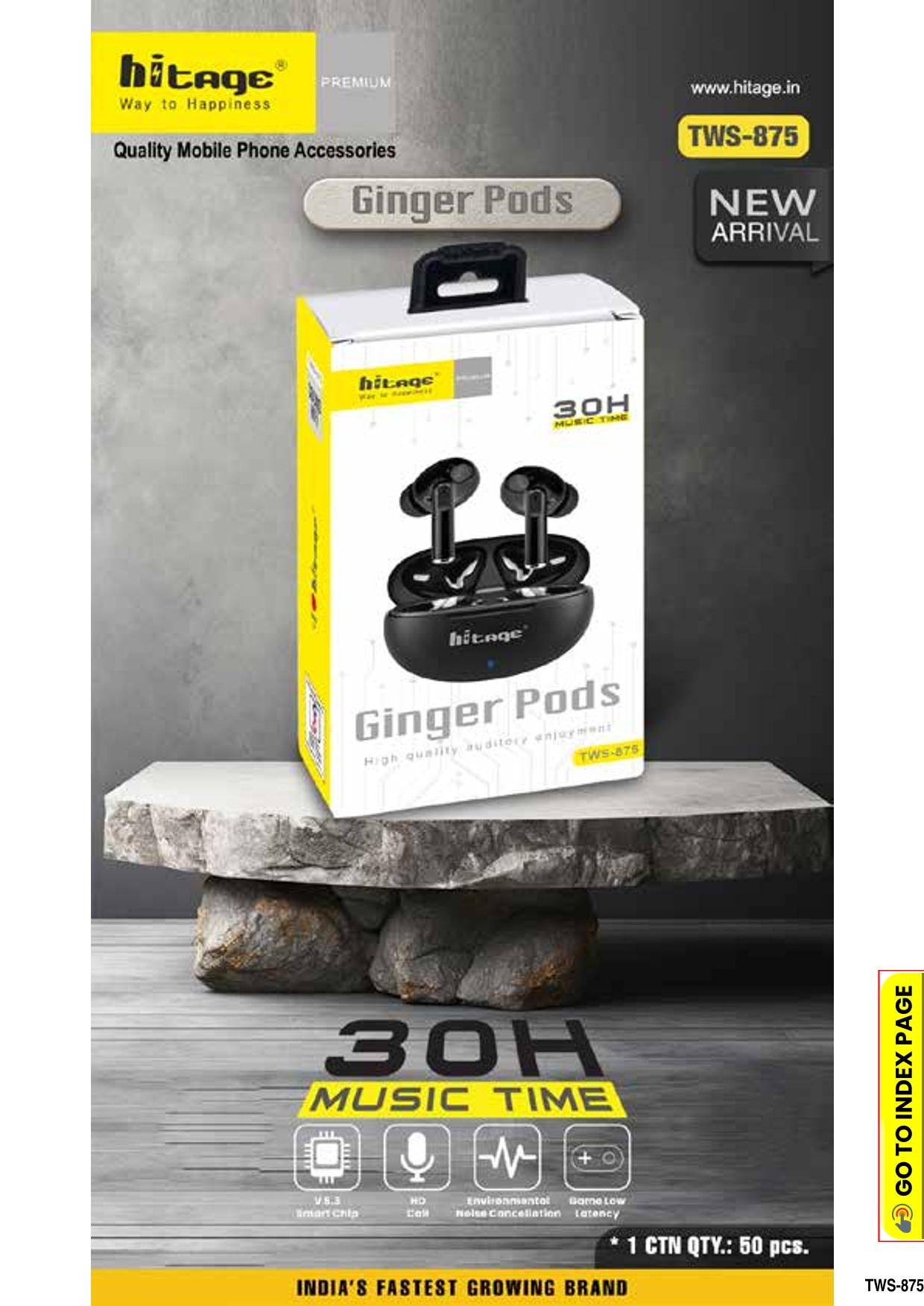 TWS-875 Hitage Wireless Earbuds (2)