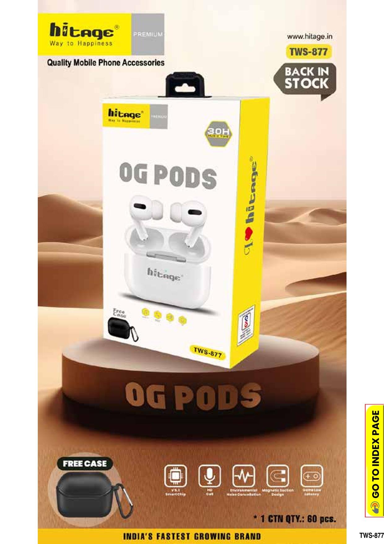 TWS-877 Hitage Wireless Earbuds (2)