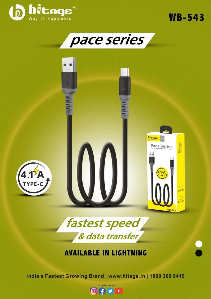 WB-543 Data Cable (4.1 AMP) I-Phone
