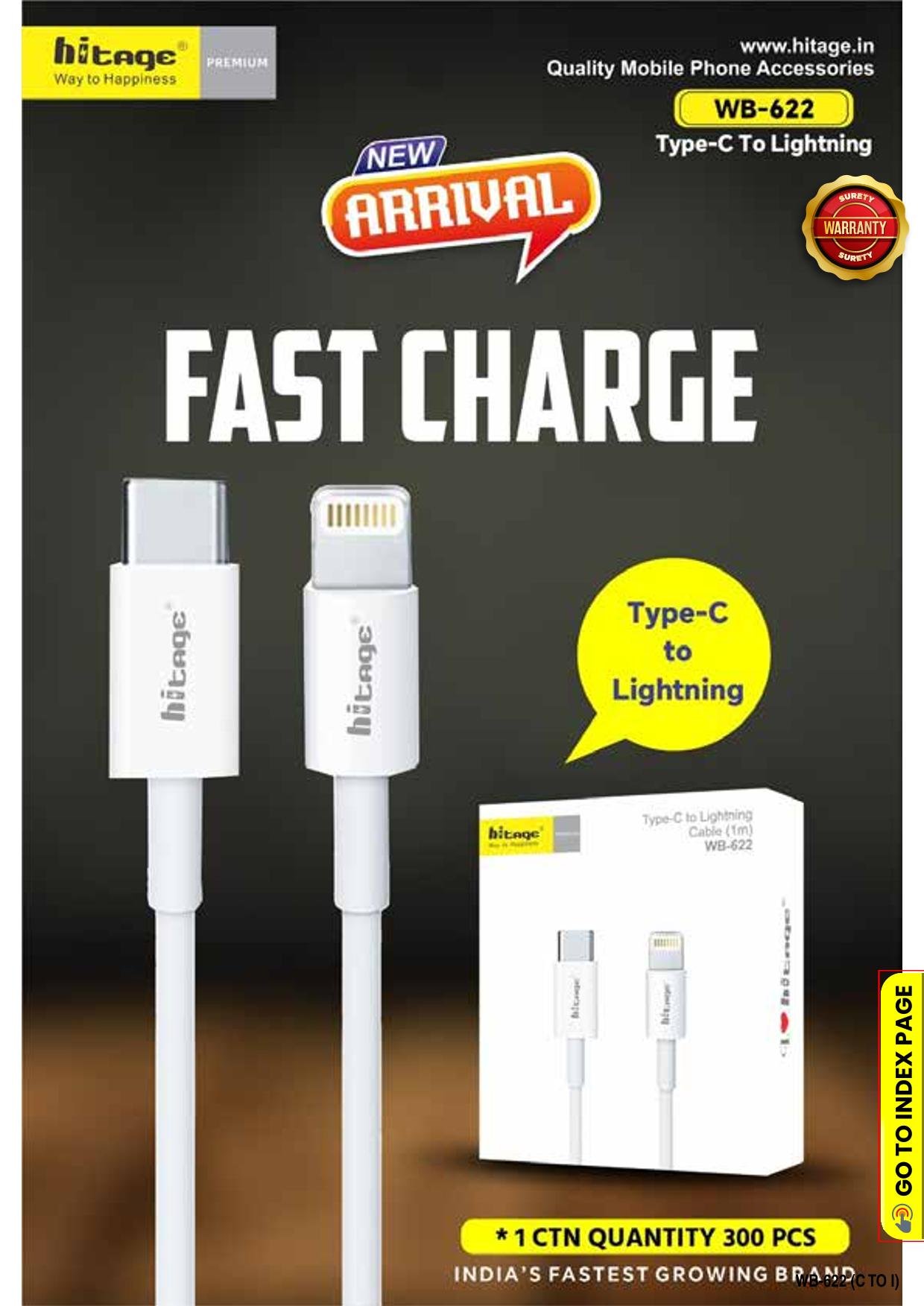 WB-622 Cable Type-C to l-Phone